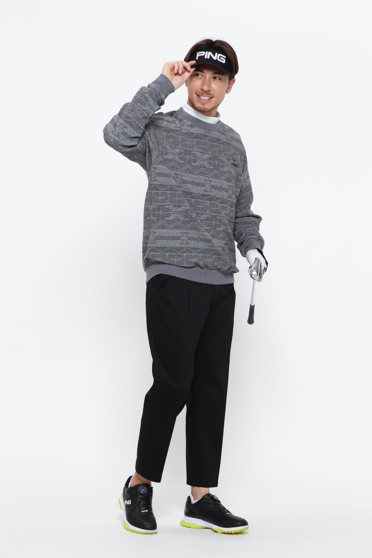 【PING APPAREL】ストレートテーパードパンツ <NATIVE> (MENS)