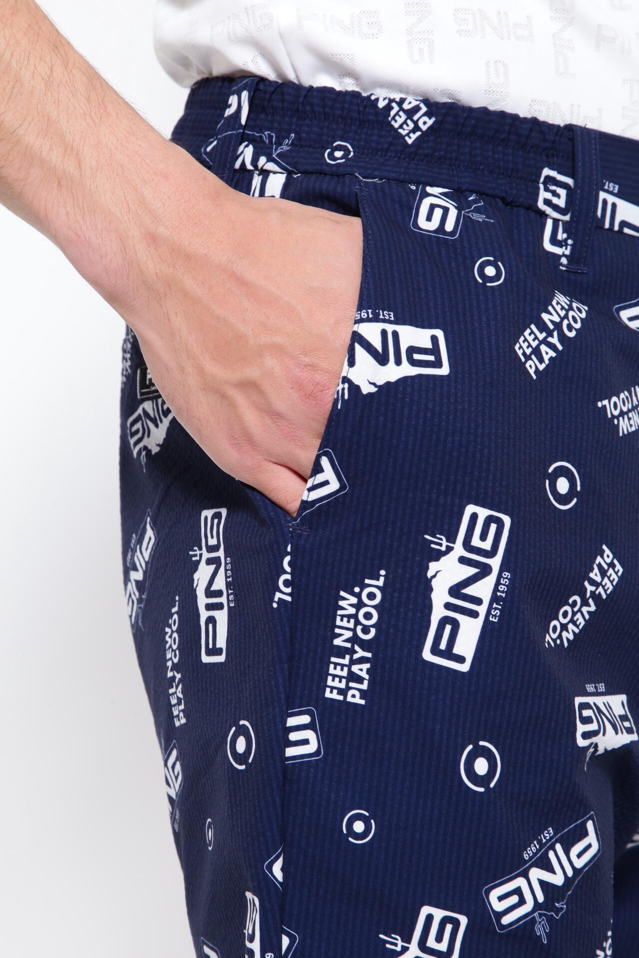 【PING APPAREL】【直営店舗・公式オンライン限定】アリゾナトータル柄 ショートパンツ <NATIVE> (MENS)