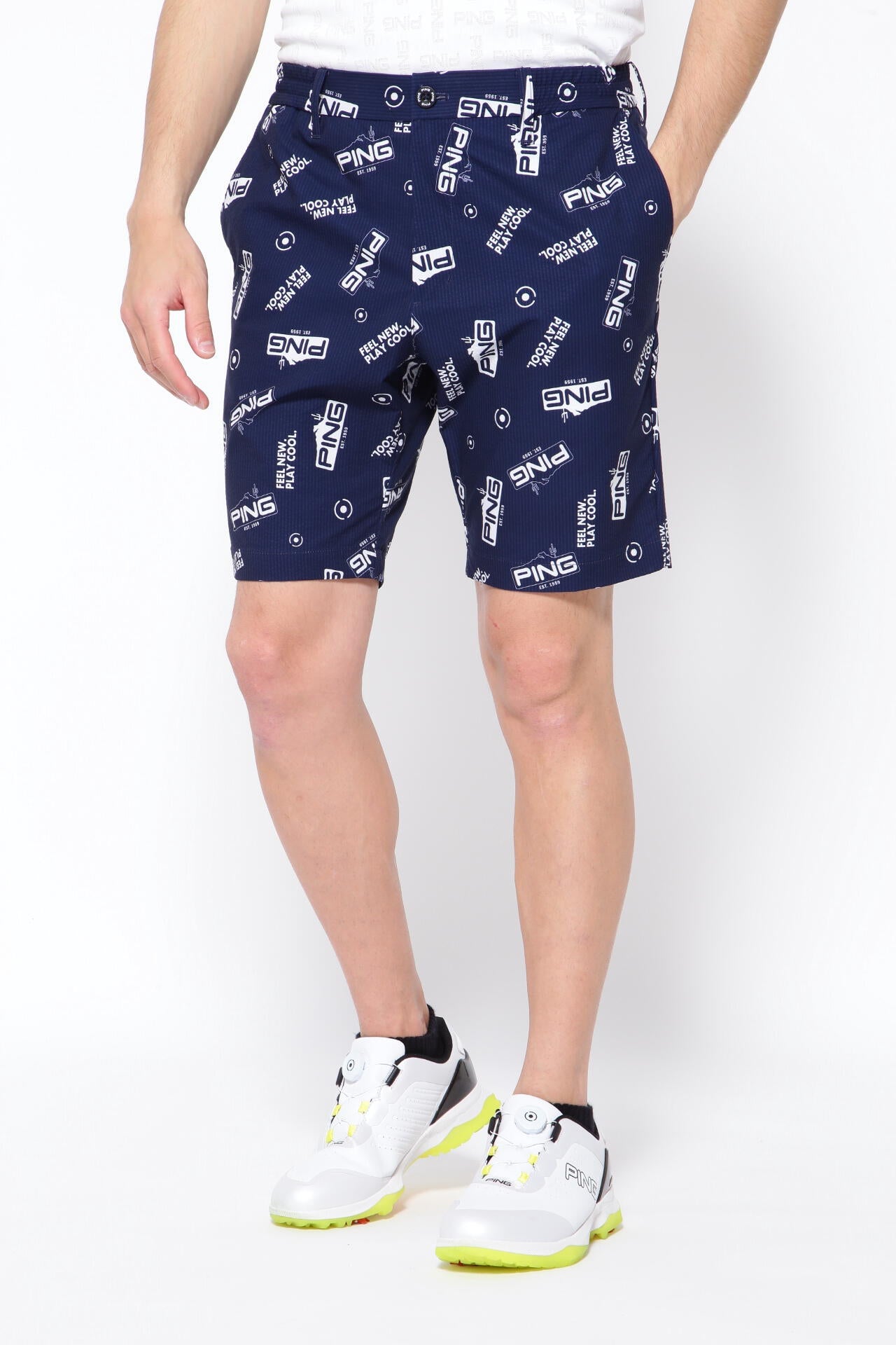 【PING APPAREL】【直営店舗・公式オンライン限定】アリゾナトータル柄 ショートパンツ <NATIVE> (MENS)