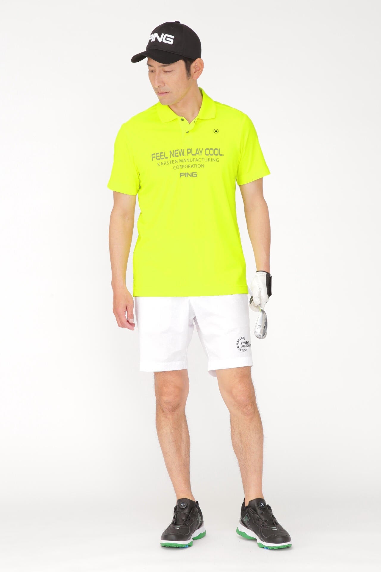 【PING APPAREL】サライテック トリコット半袖ポロシャツ <PERFORMANCE> (MENS)