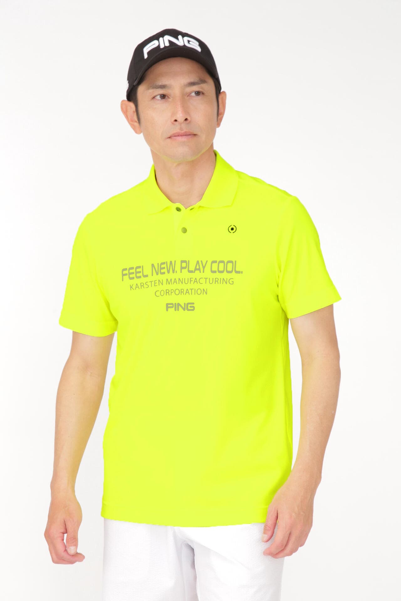 【PING APPAREL】サライテック トリコット半袖ポロシャツ <PERFORMANCE> (MENS)