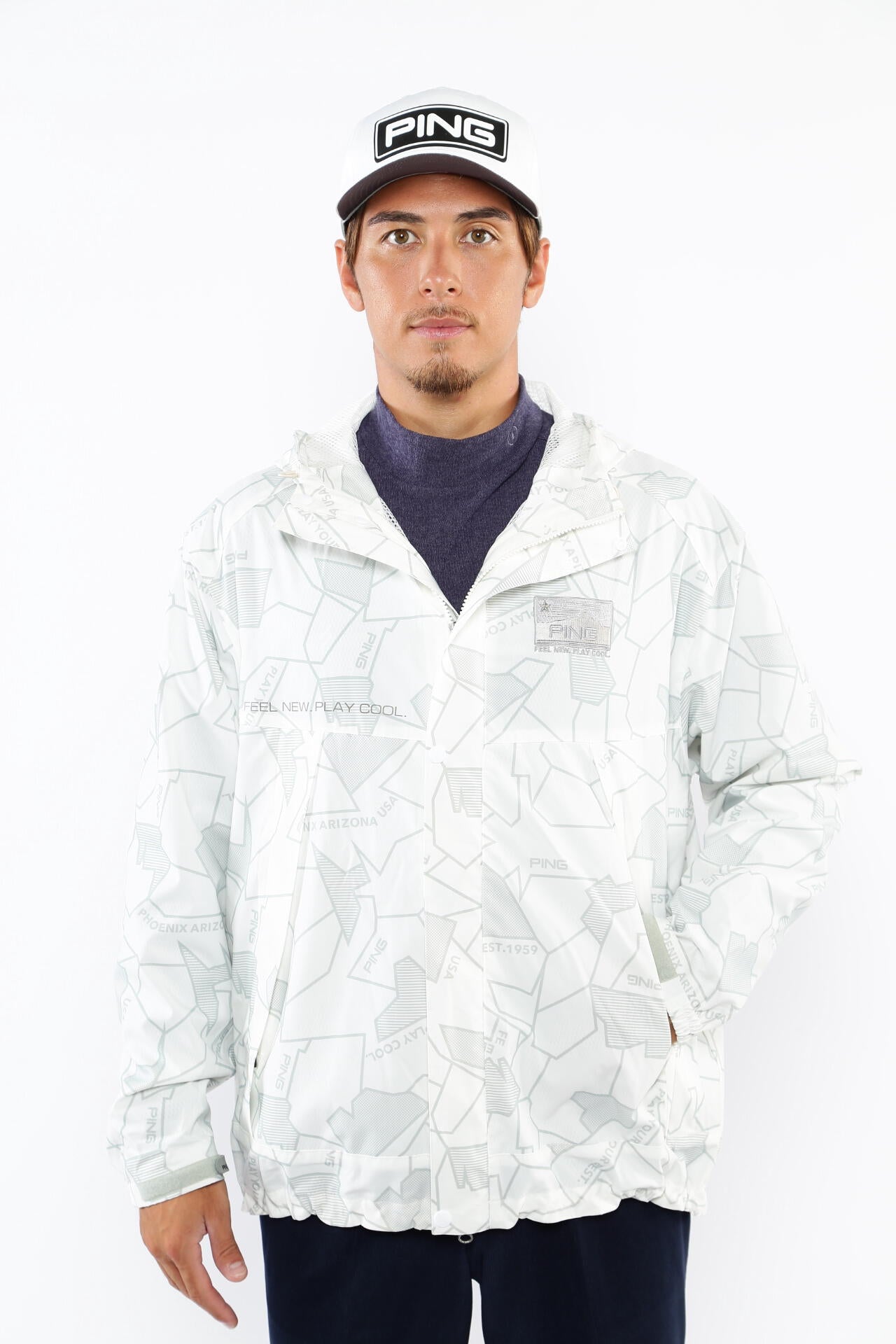 【PING APPAREL】3WAY フーディブルゾン <NATIVE> (MENS)