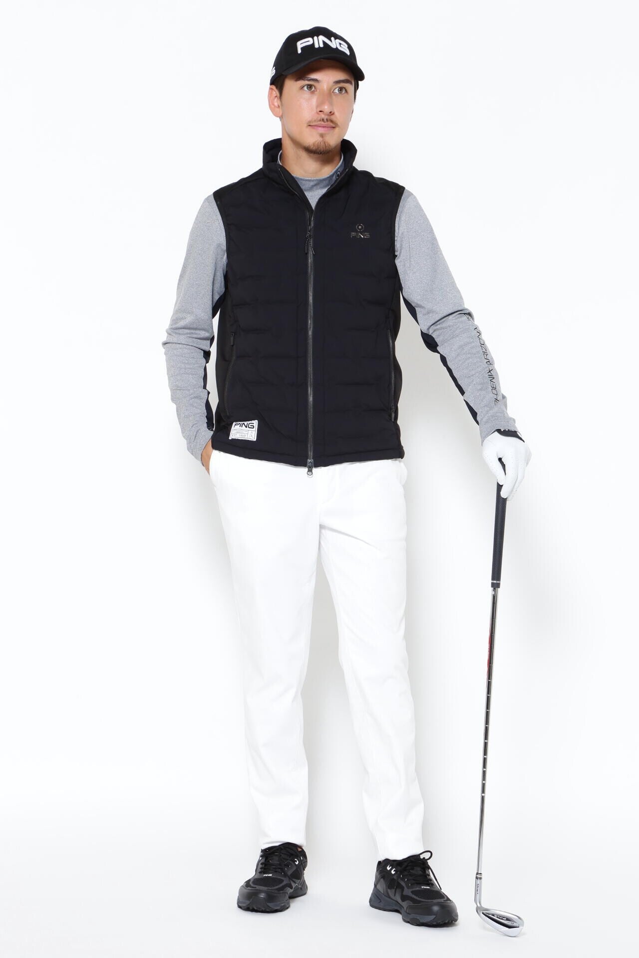 【PING APPAREL】全方向ストレッチボンディング 5ポケットパンツ <GOLD> (MENS)