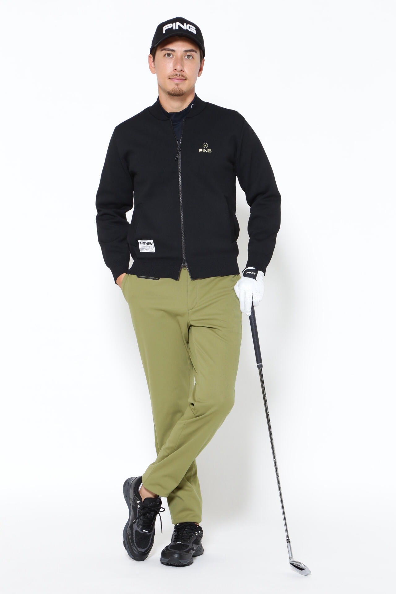 【PING APPAREL】全方向ストレッチボンディング 5ポケットパンツ <GOLD> (MENS)