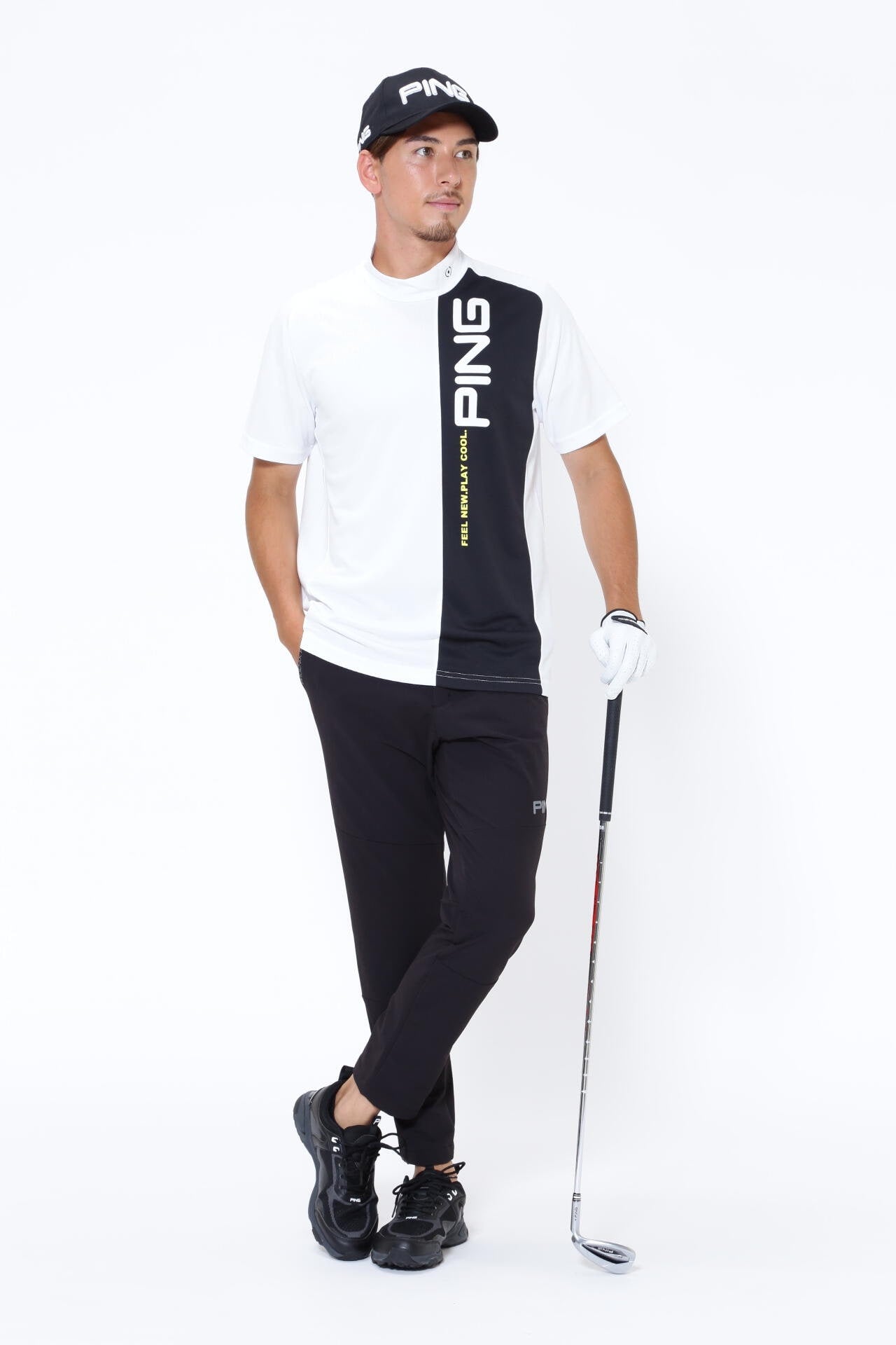 【PING APPAREL】4WAYストレッチナイロン撥水テーパードパンツ <PERFORMANCE> (MENS)