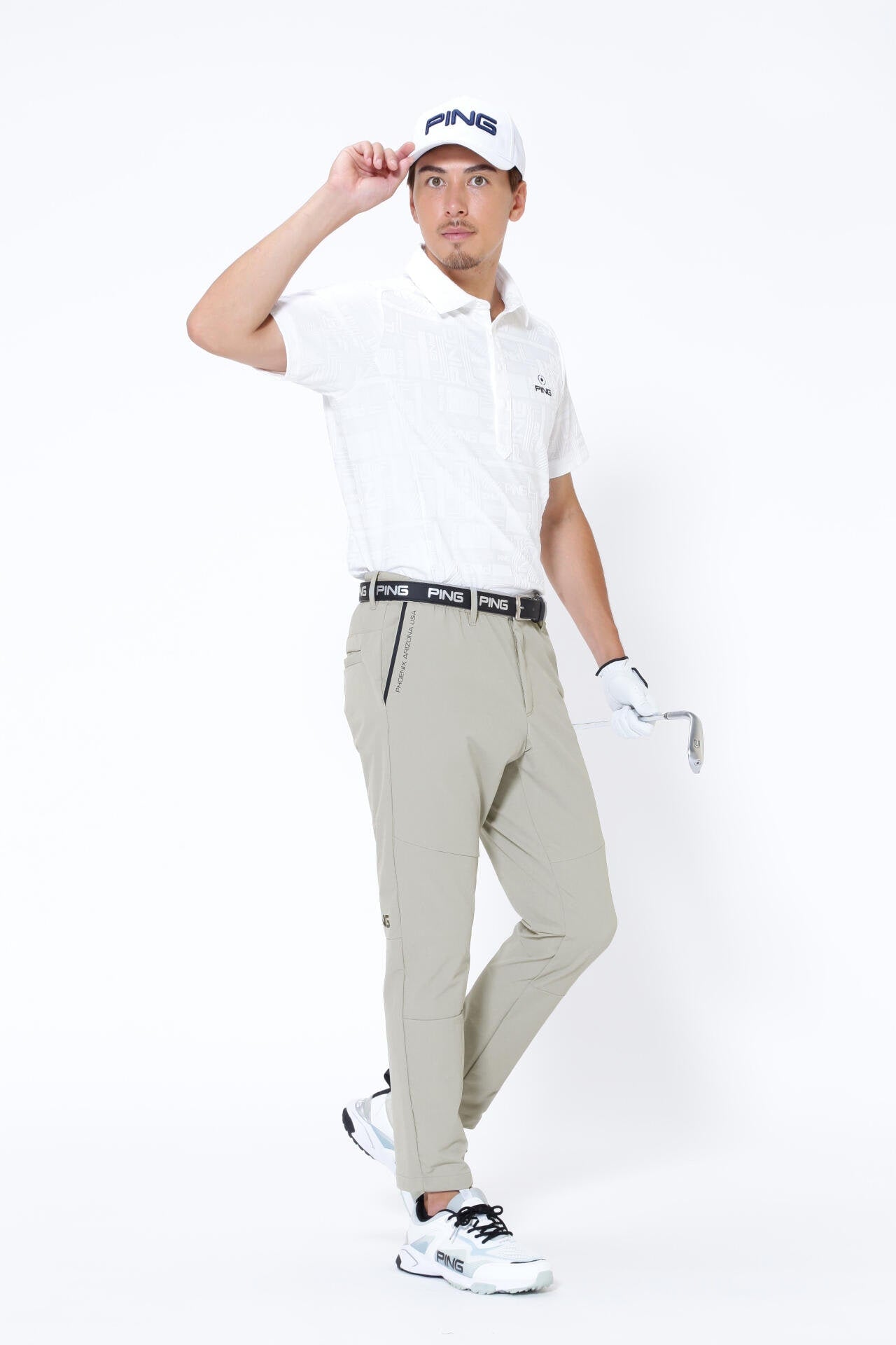 【PING APPAREL】4WAYストレッチナイロン撥水テーパードパンツ <PERFORMANCE> (MENS)