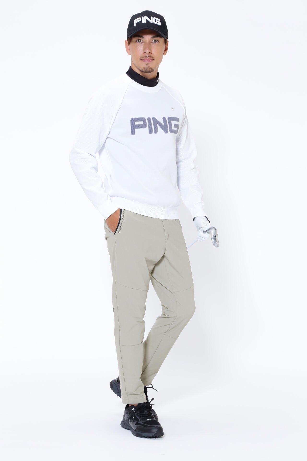 【PING APPAREL】4WAYストレッチナイロン撥水テーパードパンツ <PERFORMANCE> (MENS)