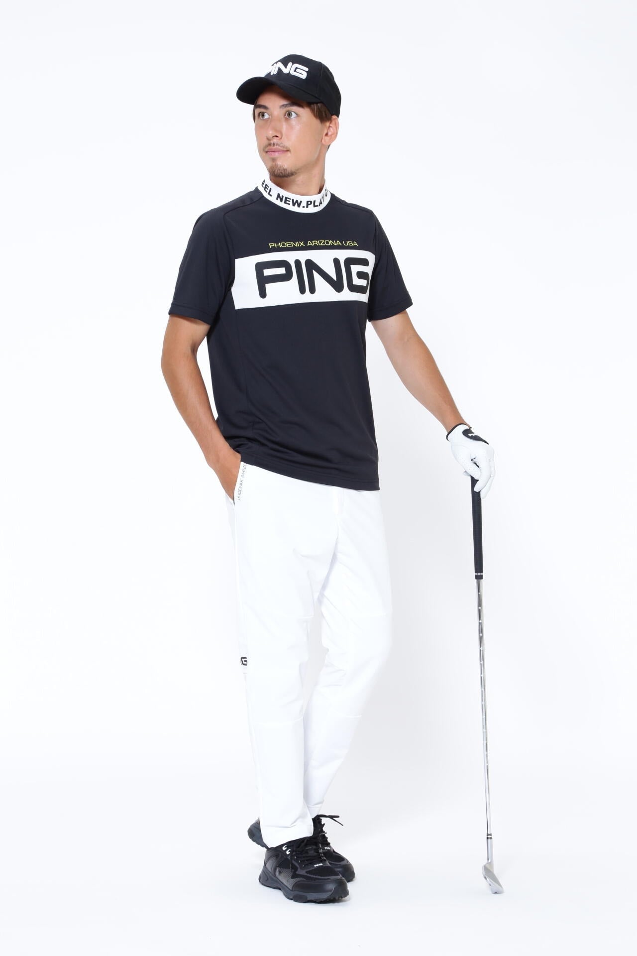 【PING APPAREL】4WAYストレッチナイロン撥水テーパードパンツ <PERFORMANCE> (MENS)