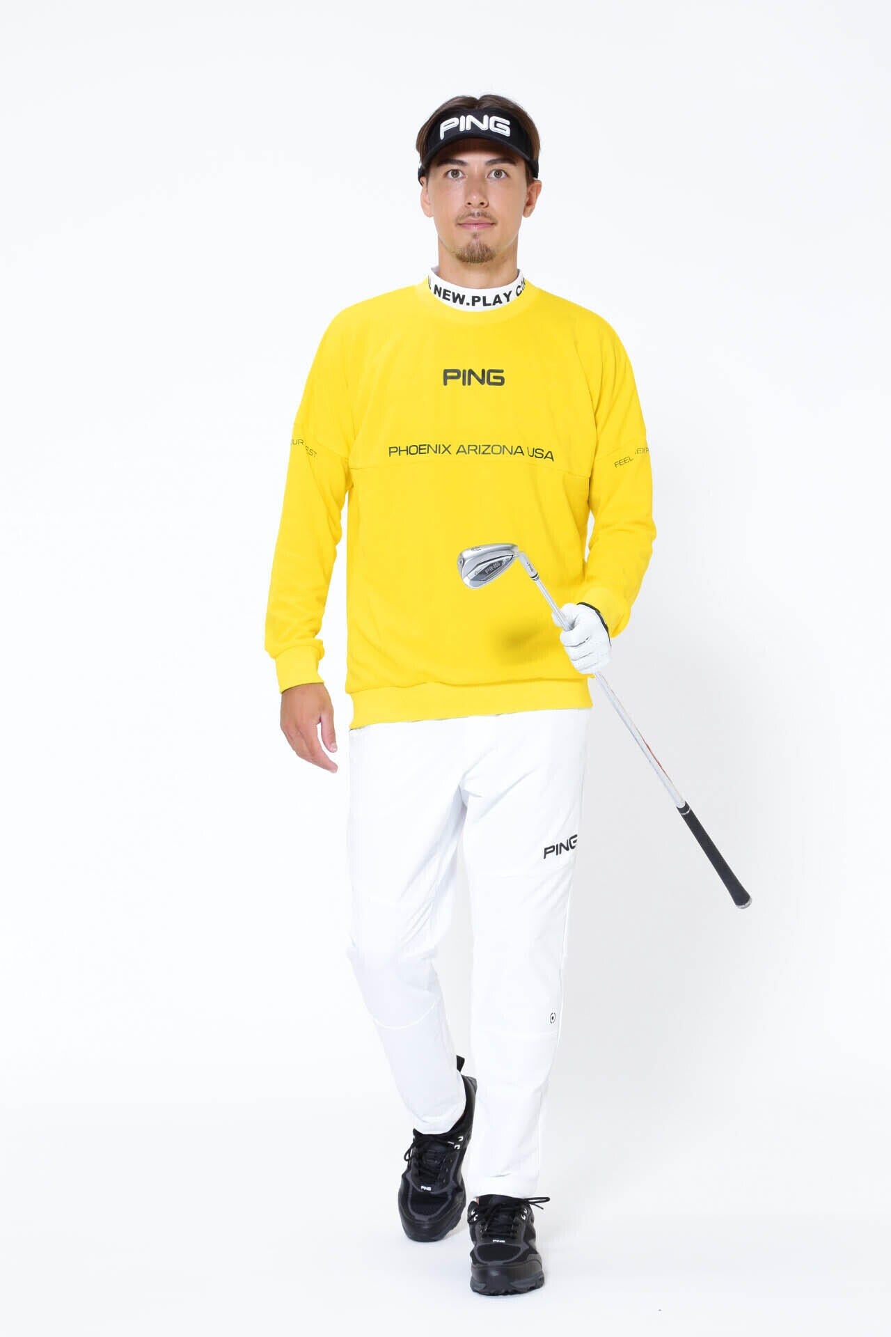 【PING APPAREL】4WAYストレッチナイロン撥水テーパードパンツ <PERFORMANCE> (MENS)