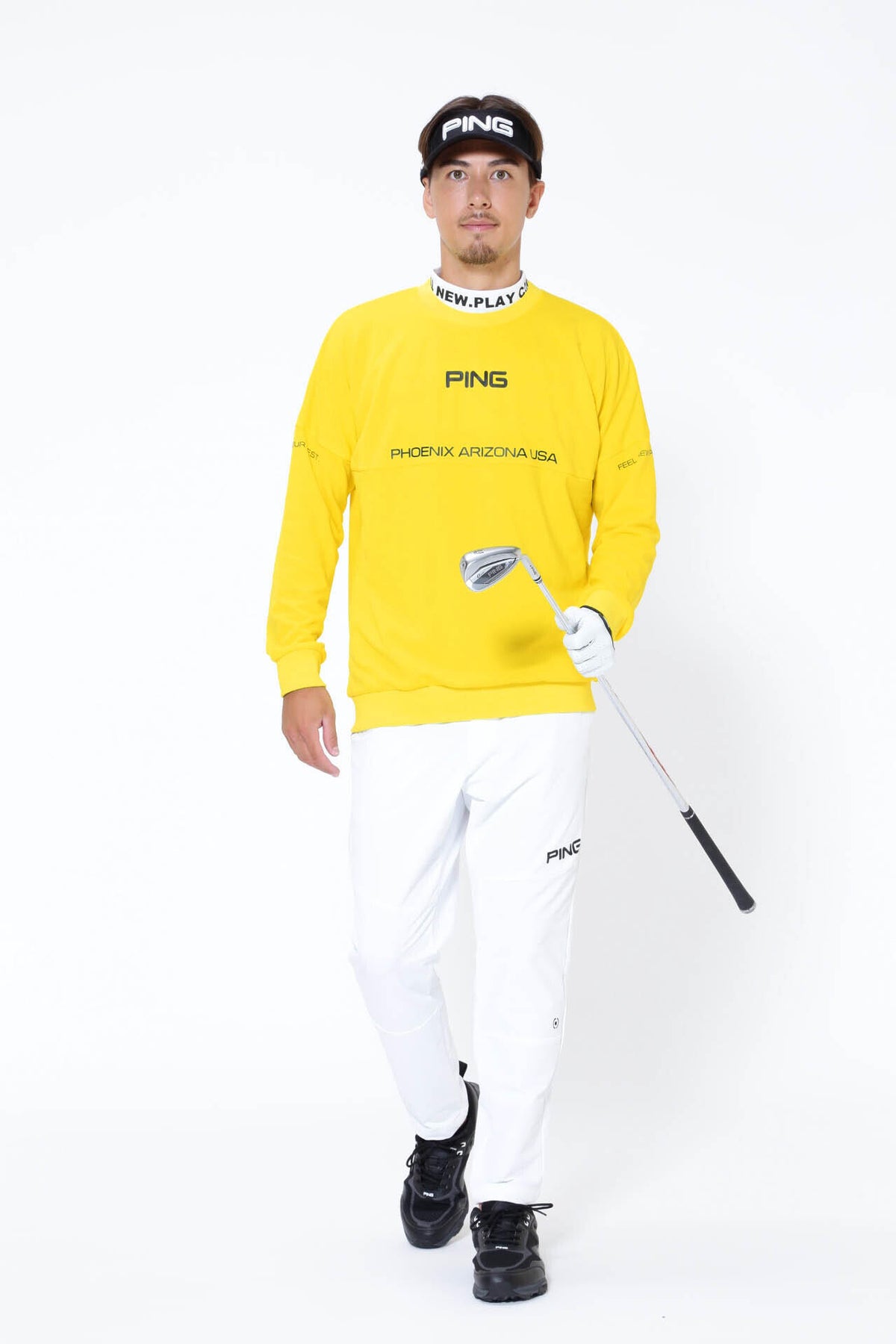 【PING APPAREL】4WAYストレッチナイロン撥水テーパードパンツ <PERFORMANCE> (MENS)