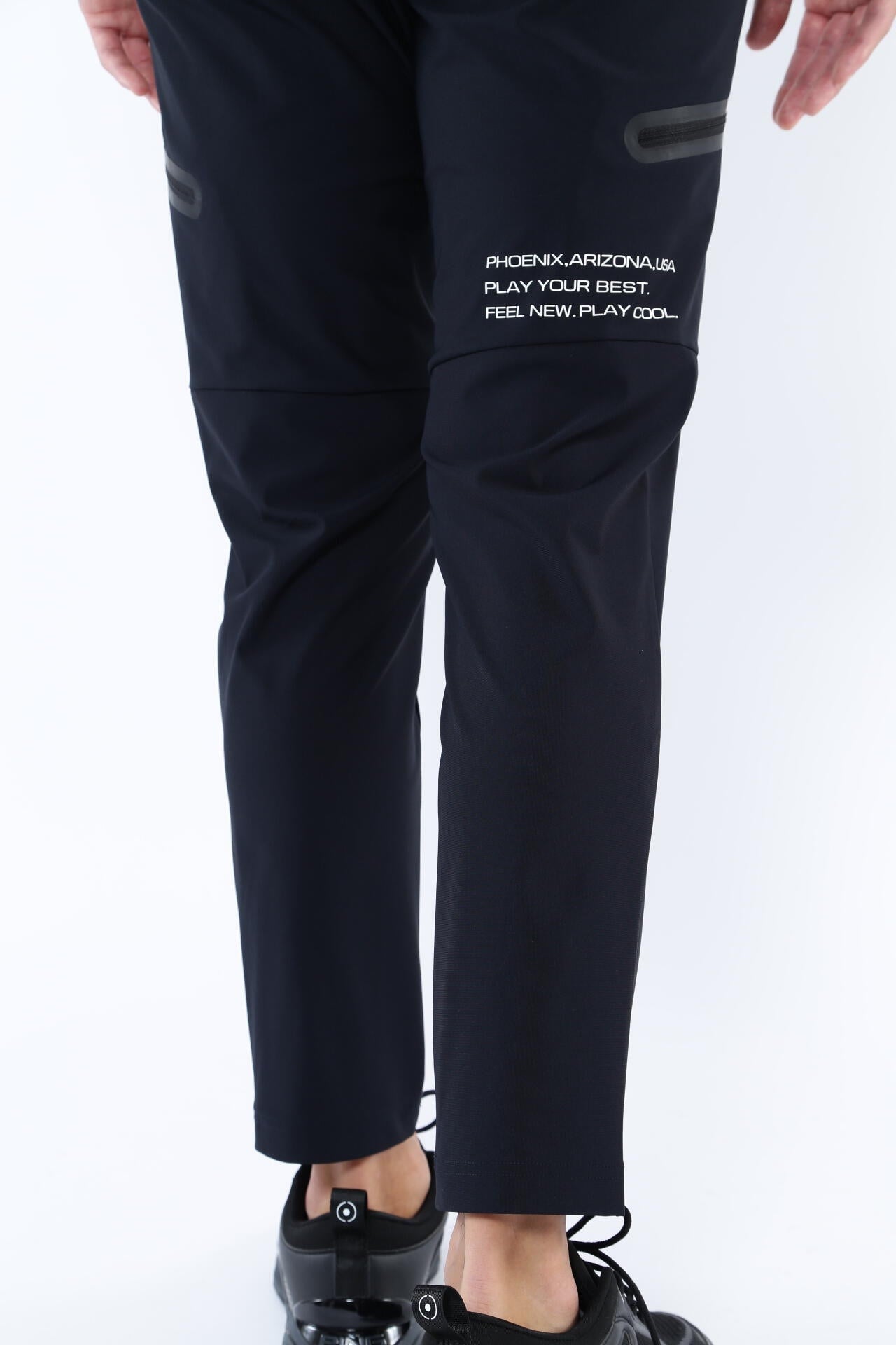 【PING APPAREL】エコブルー ハイテンションテーパードパンツ <GOLD> (MENS)