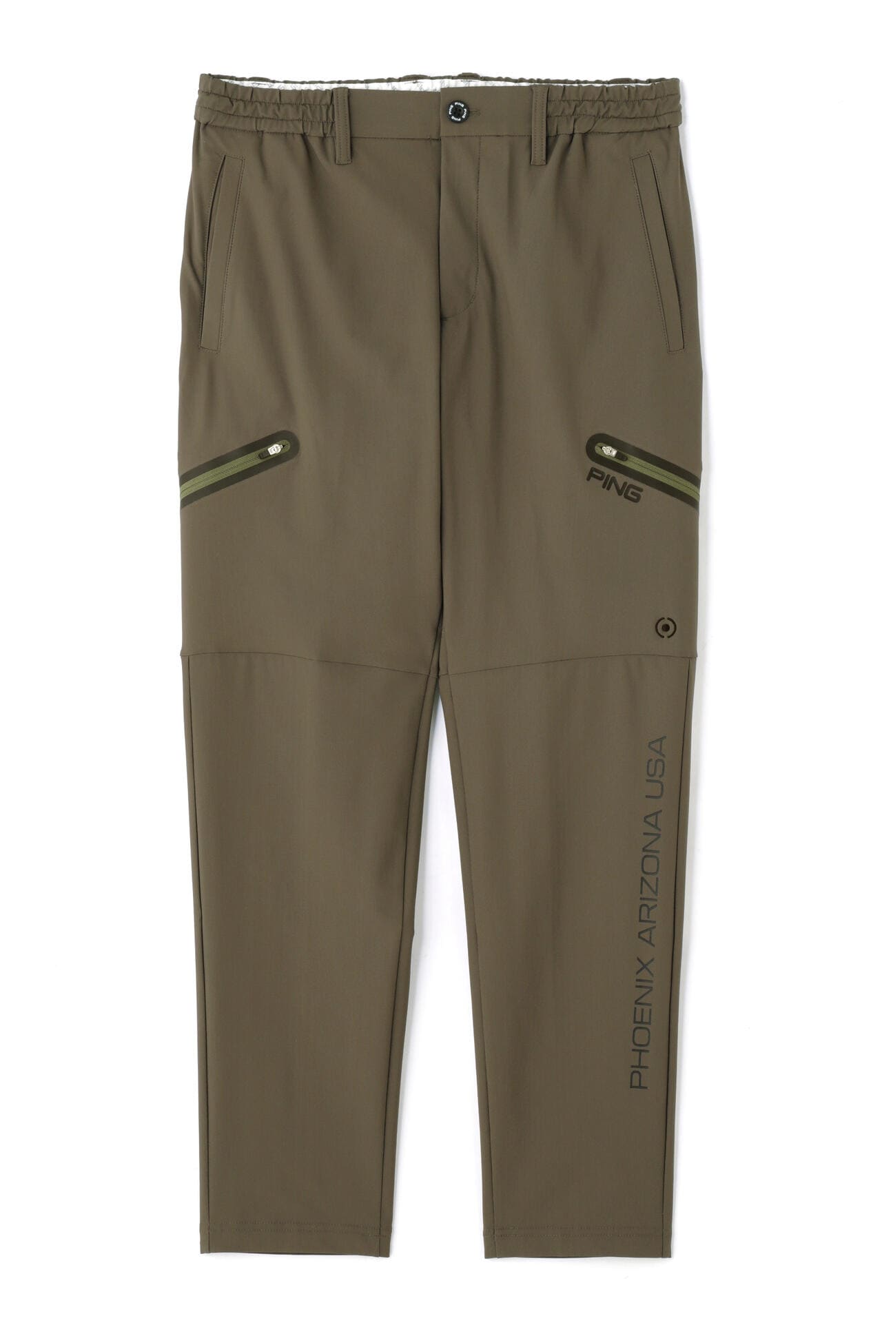 【PING APPAREL】エコブルー ハイテンションテーパードパンツ <GOLD> (MENS)