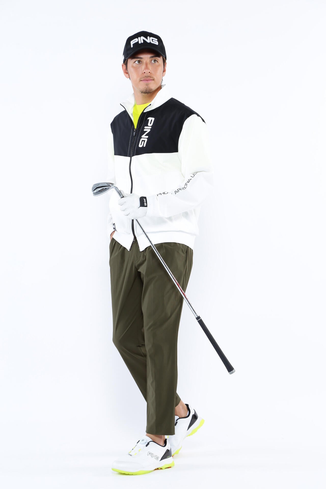 180cm C:96 W:80 H:93 着用サイズ:L