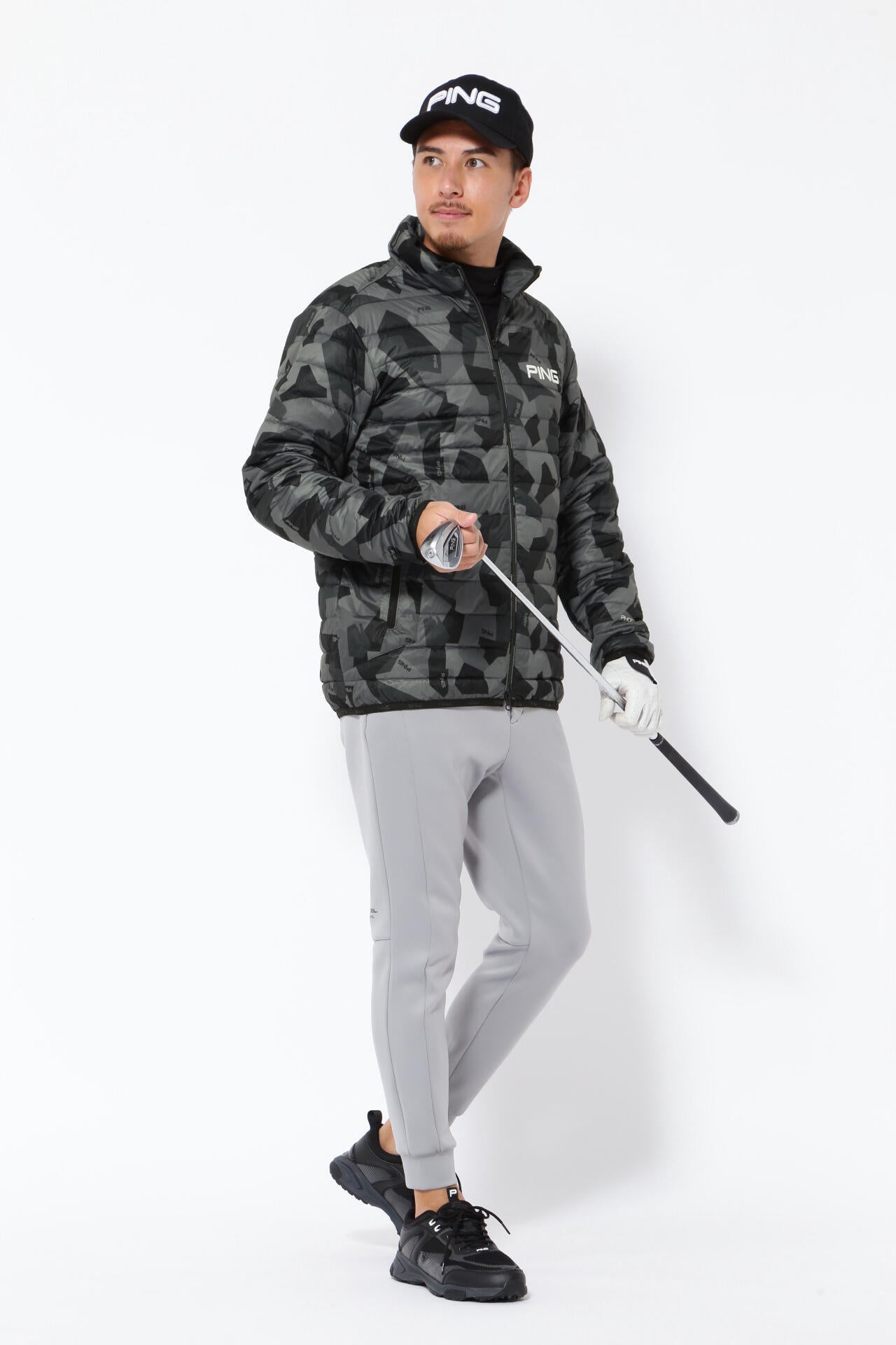 【PING APPAREL】エアーフレイク長袖ハイネックカットソー <PERFORMANCE> (MENS)