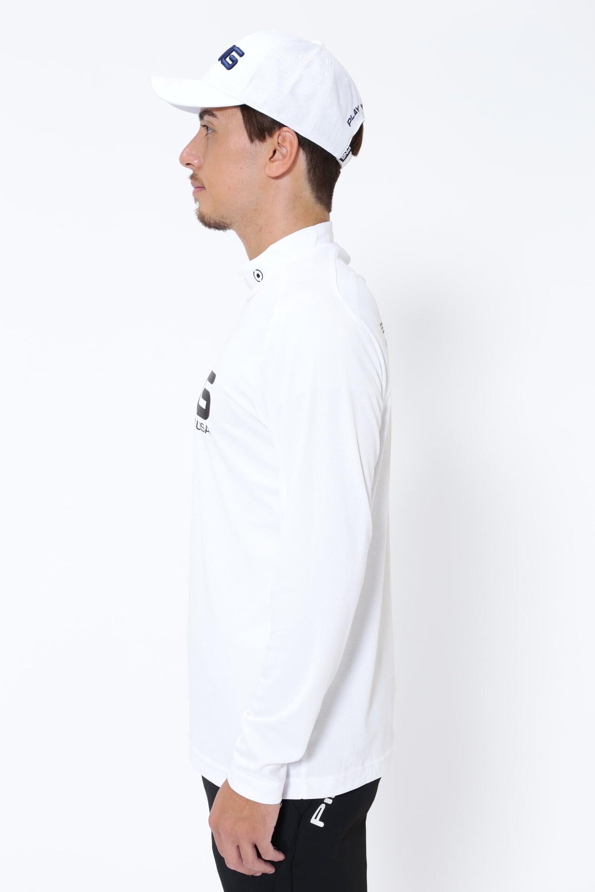 【PING APPAREL】クールコア ストレッチ起毛 長袖ハイネックカットソー <PERFORMANCE> (MENS)
