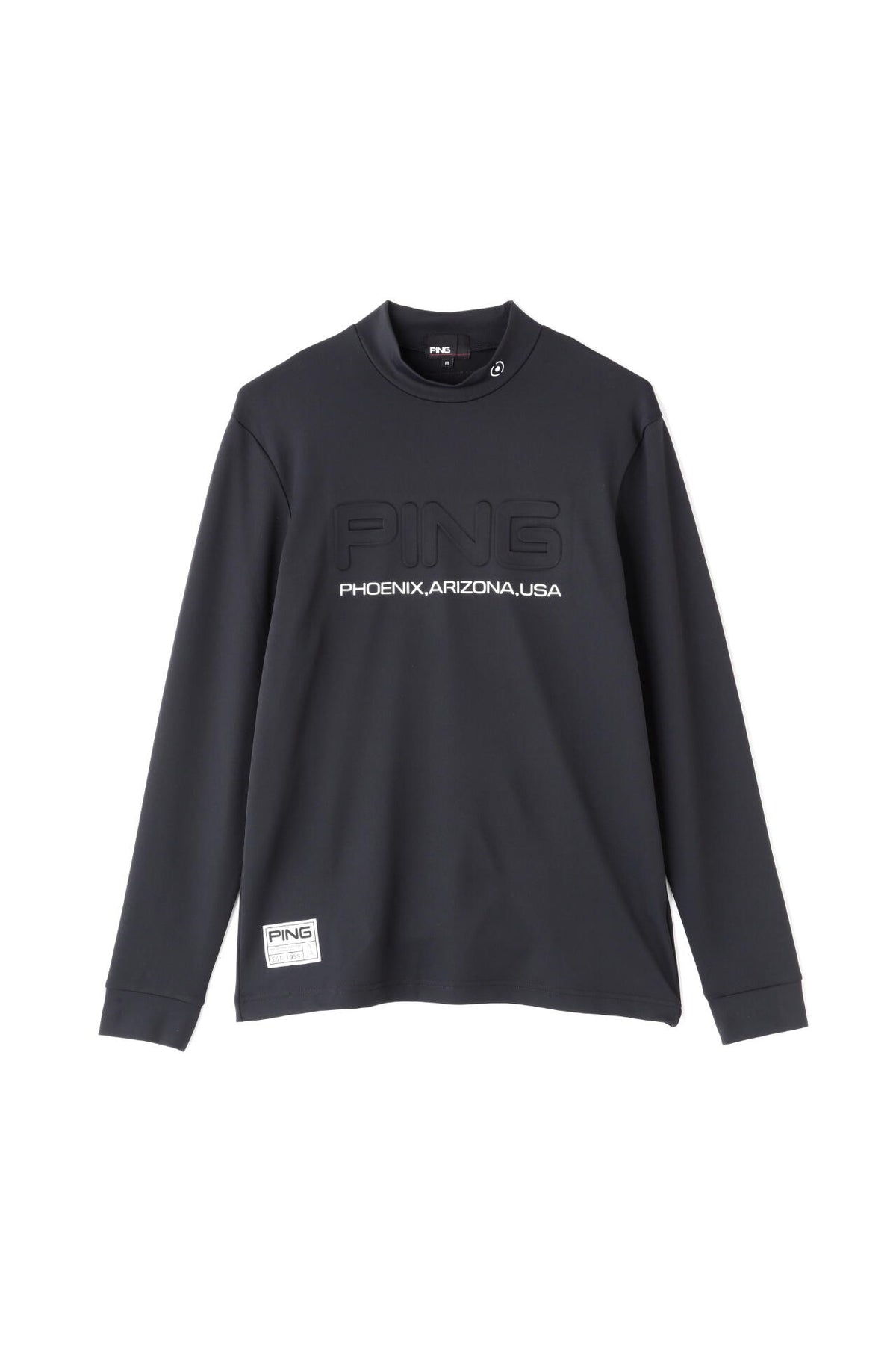 【PING APPAREL】ベアスムース長袖ハイネックカットソー <GOLD> (MENS)