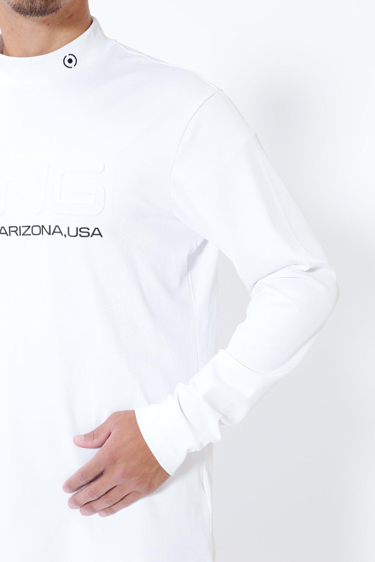 【PING APPAREL】ベアスムース長袖ハイネックカットソー <GOLD> (MENS)