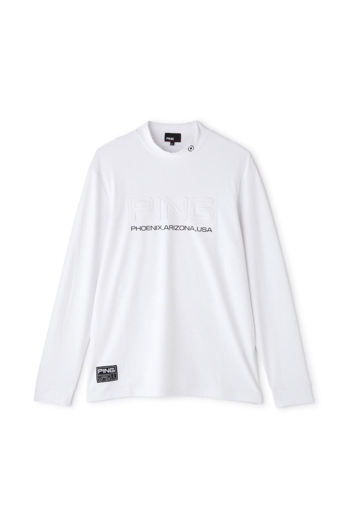 【PING APPAREL】ベアスムース長袖ハイネックカットソー <GOLD> (MENS)