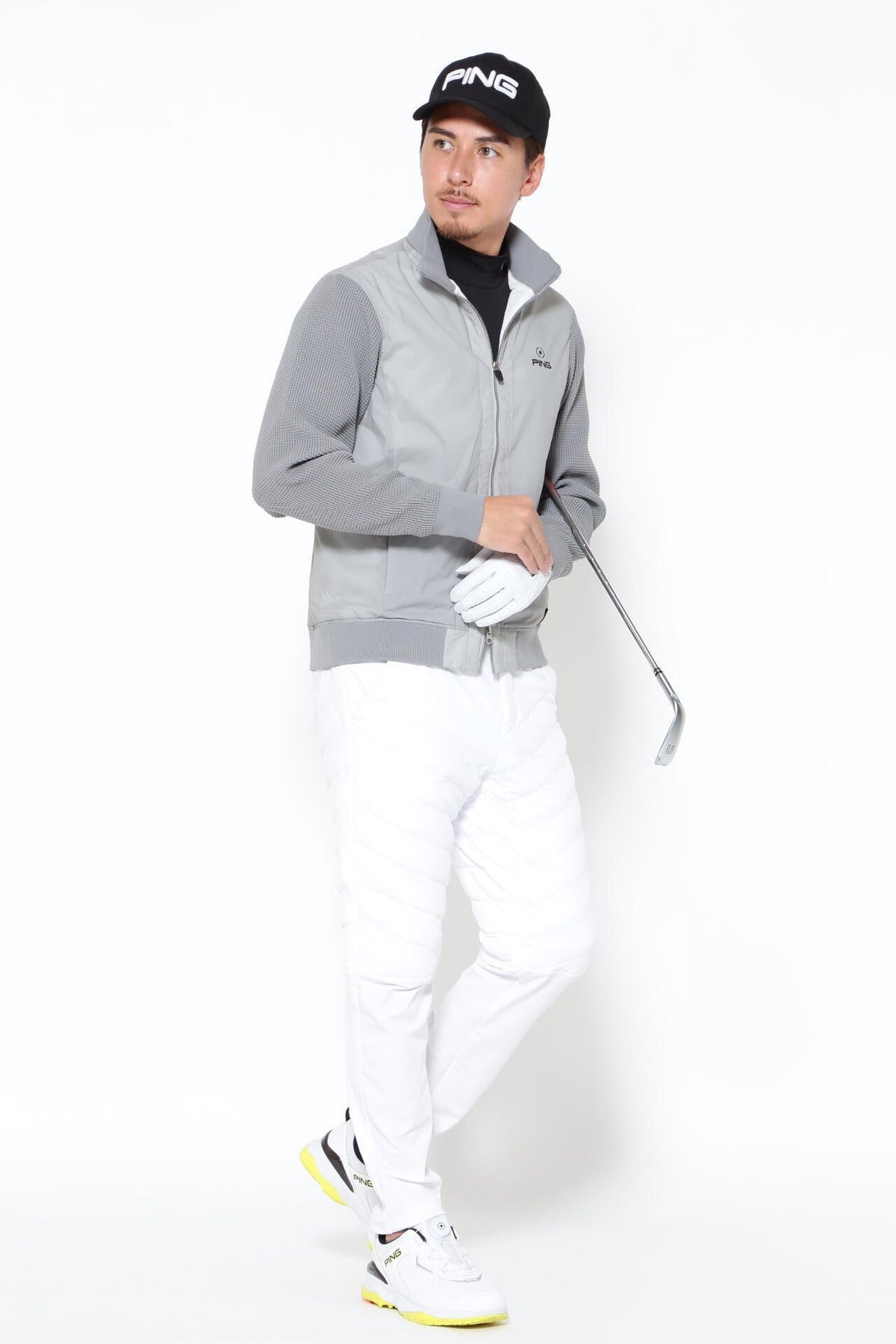 【PING APPAREL】UV長袖ハイネックカットソー <PERFORMANCE> (MENS)