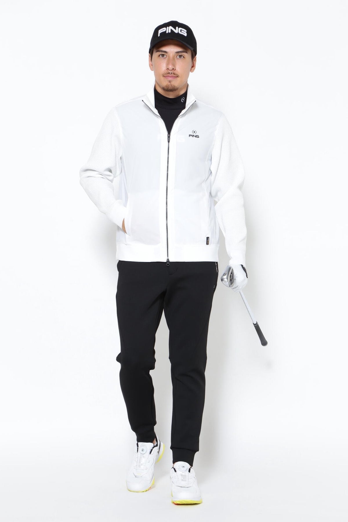 【PING APPAREL】UV長袖ハイネックカットソー <PERFORMANCE> (MENS)