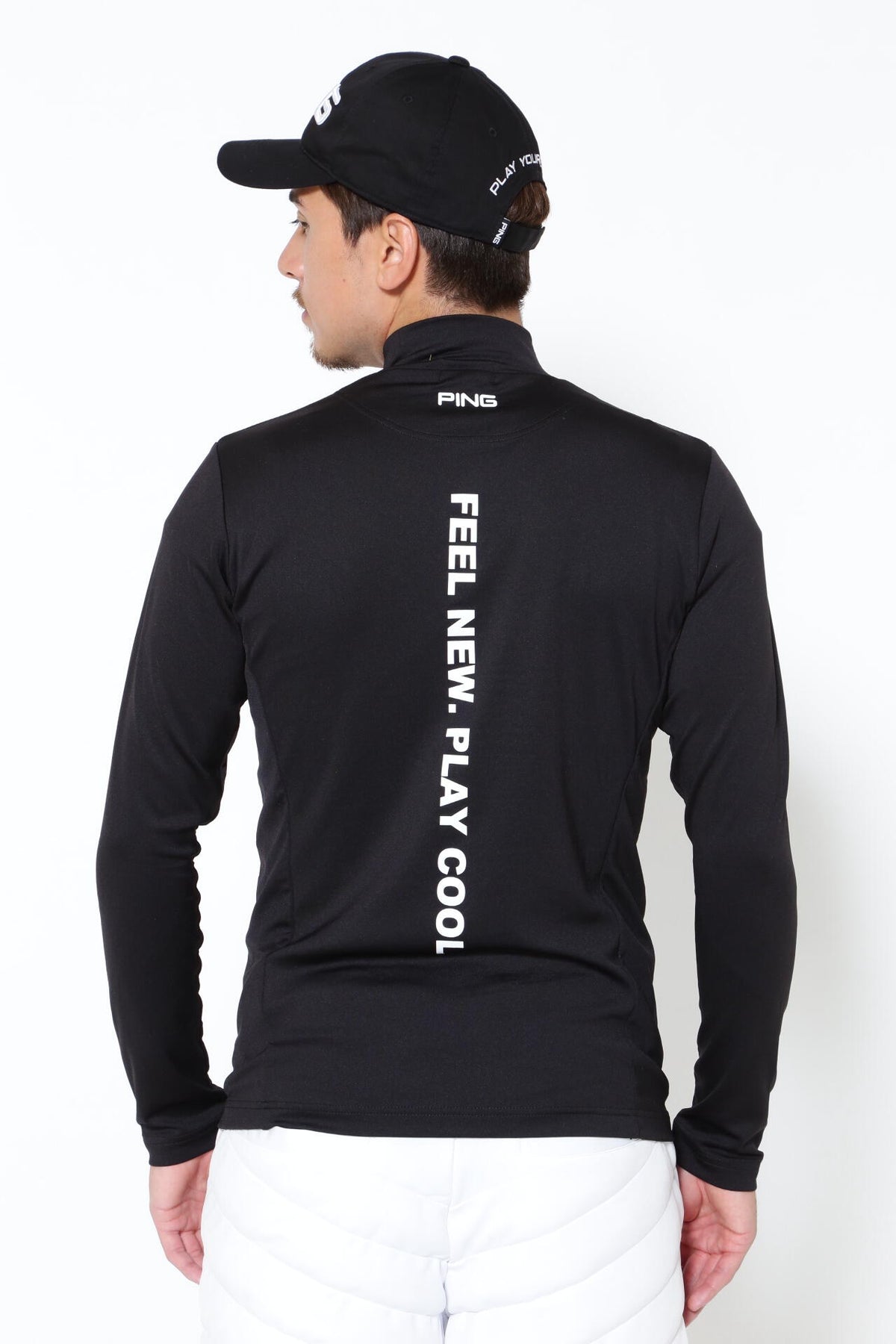 【PING APPAREL】UV長袖ハイネックカットソー <PERFORMANCE> (MENS)