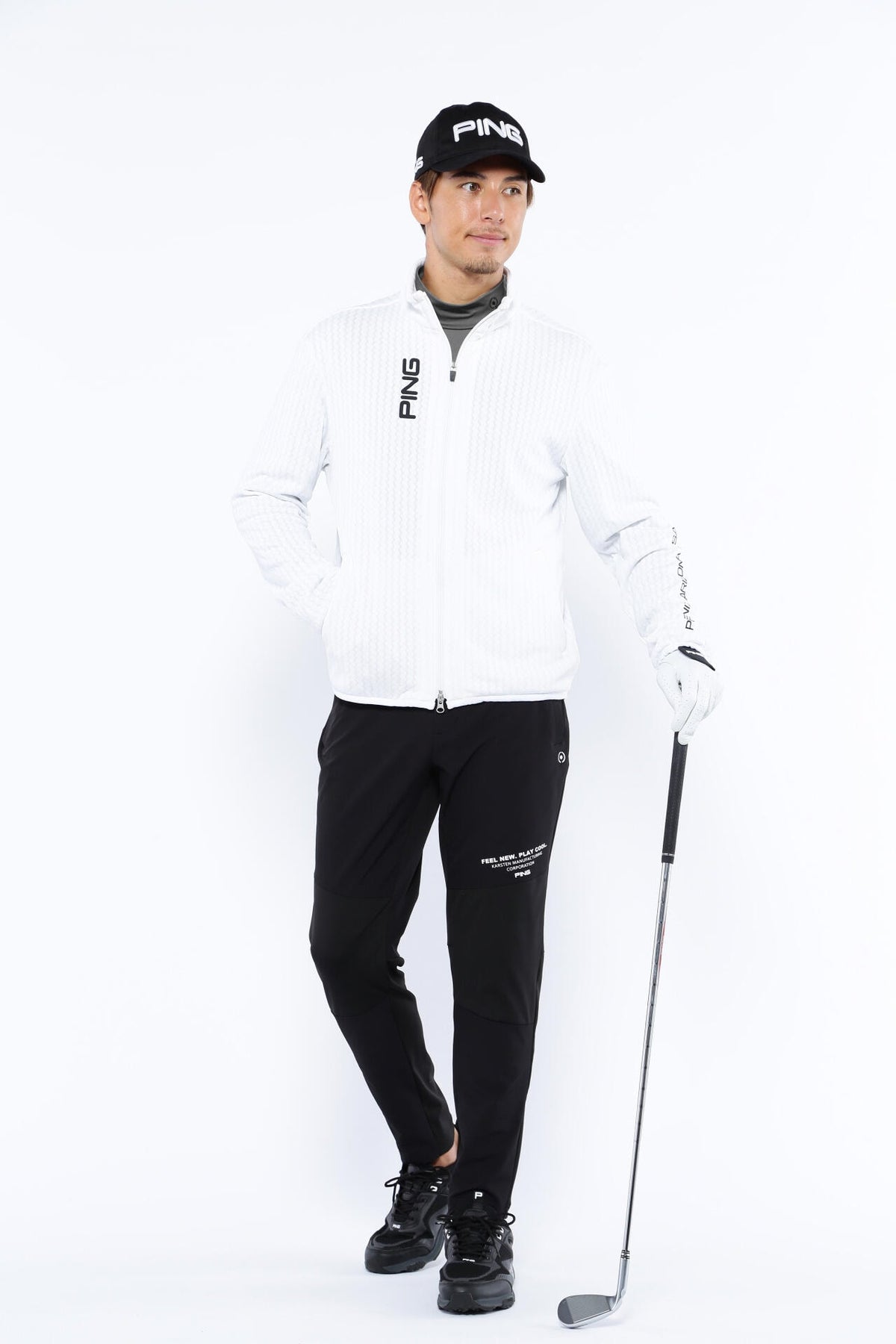 【PING APPAREL】UV長袖ハイネックカットソー <PERFORMANCE> (MENS)