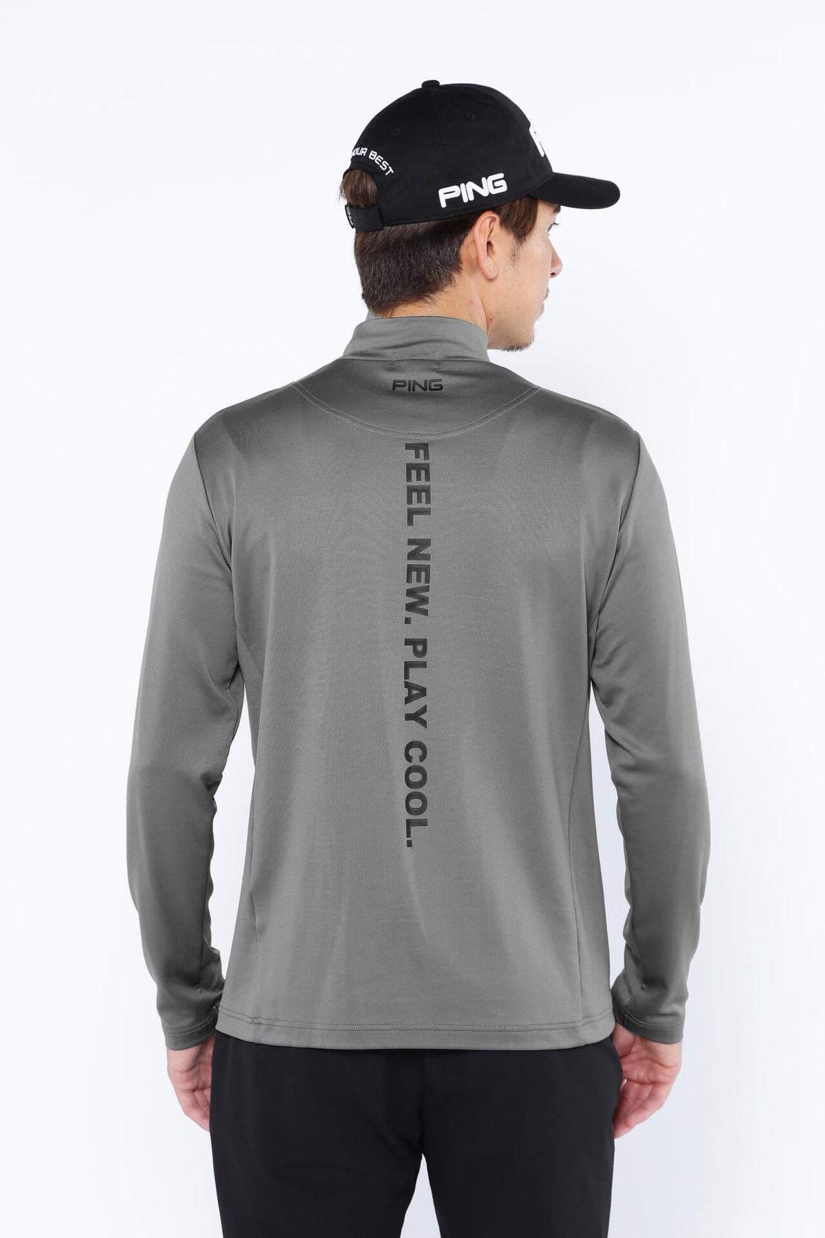 【PING APPAREL】UV長袖ハイネックカットソー <PERFORMANCE> (MENS)