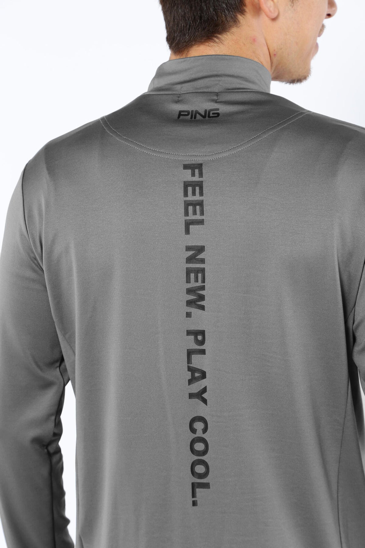 【PING APPAREL】UV長袖ハイネックカットソー <PERFORMANCE> (MENS)