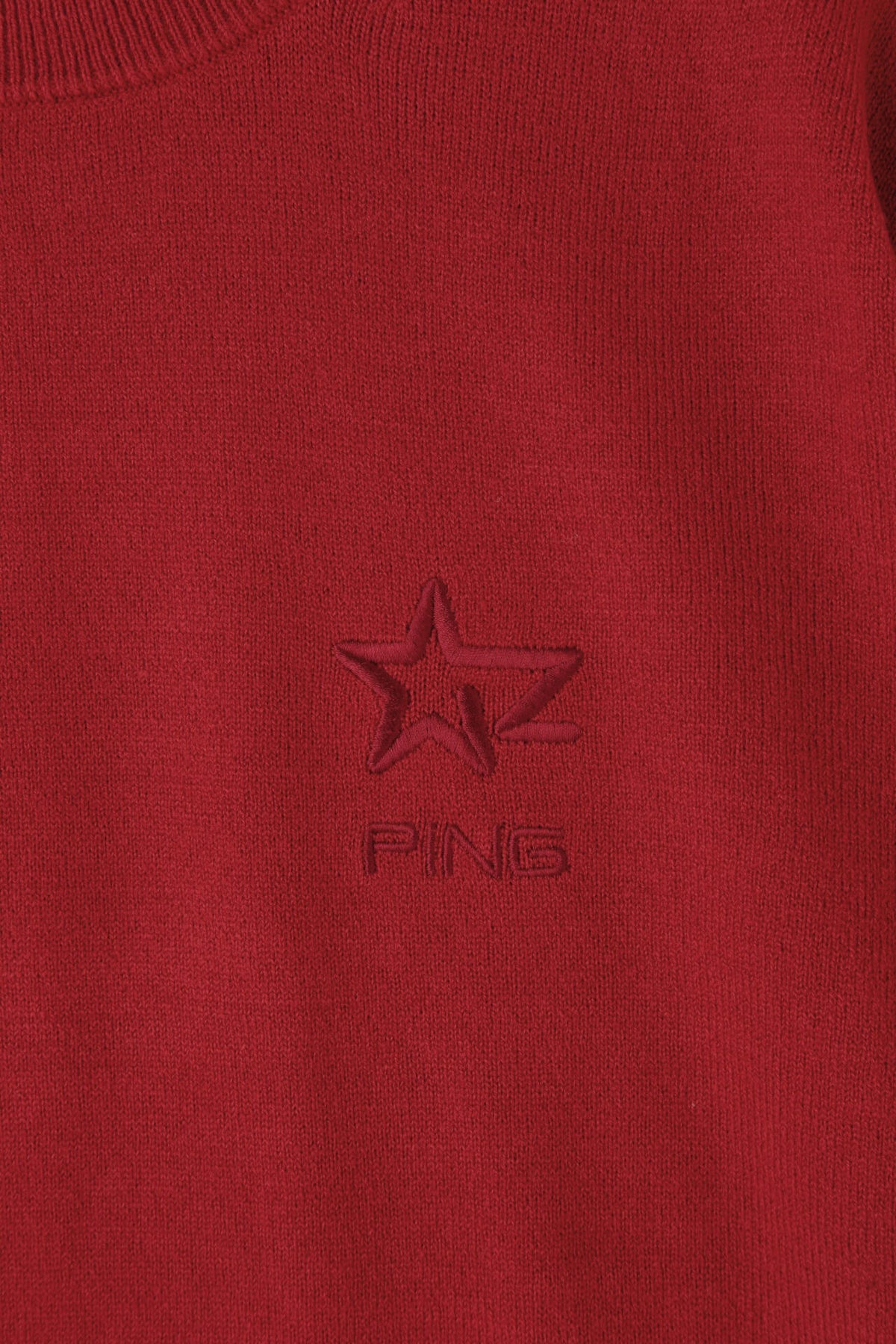 【PING APPAREL】10色展開 プレーンニッティング クルーネックニット <NATIVE> (MENS)