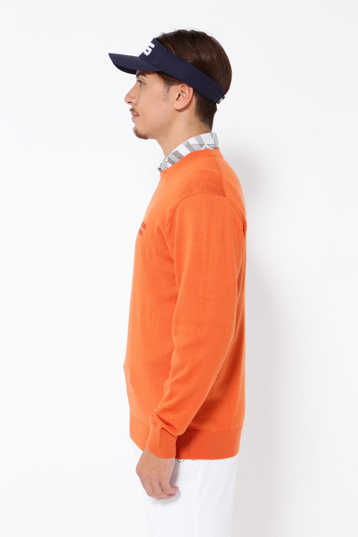 【PING APPAREL】10色展開 プレーンニッティング クルーネックニット <NATIVE> (MENS)