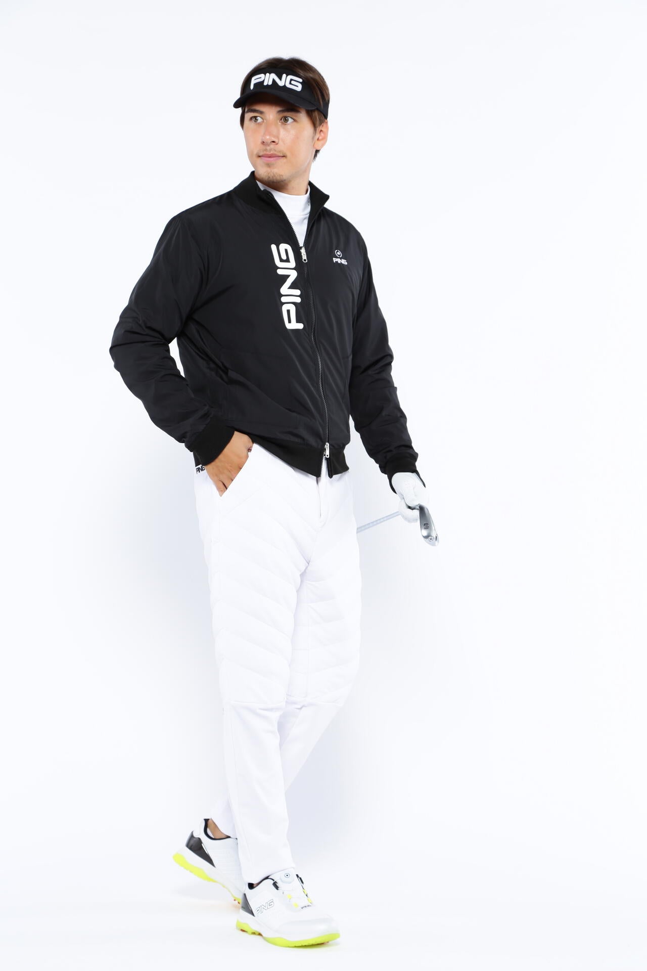 【PING APPAREL】フルジップニット リバーシブルブルゾン <PERFORMANCE> (MENS)