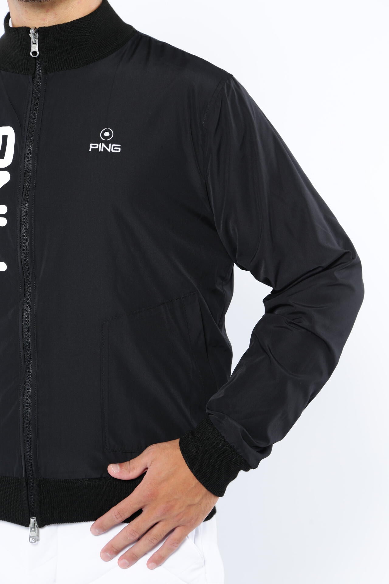 【PING APPAREL】フルジップニット リバーシブルブルゾン <PERFORMANCE> (MENS)
