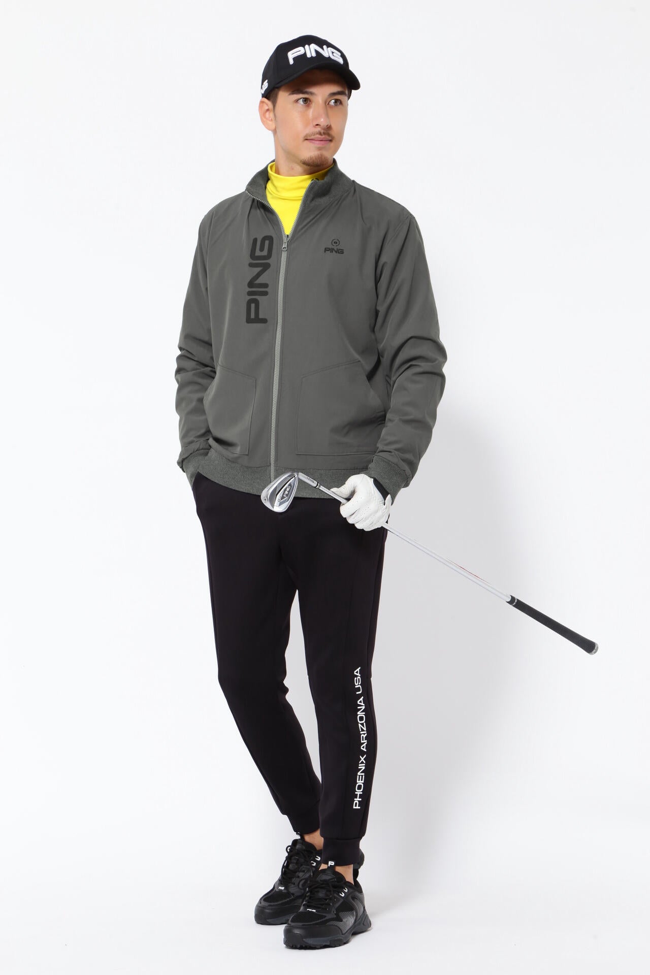 【PING APPAREL】フルジップニット リバーシブルブルゾン <PERFORMANCE> (MENS)