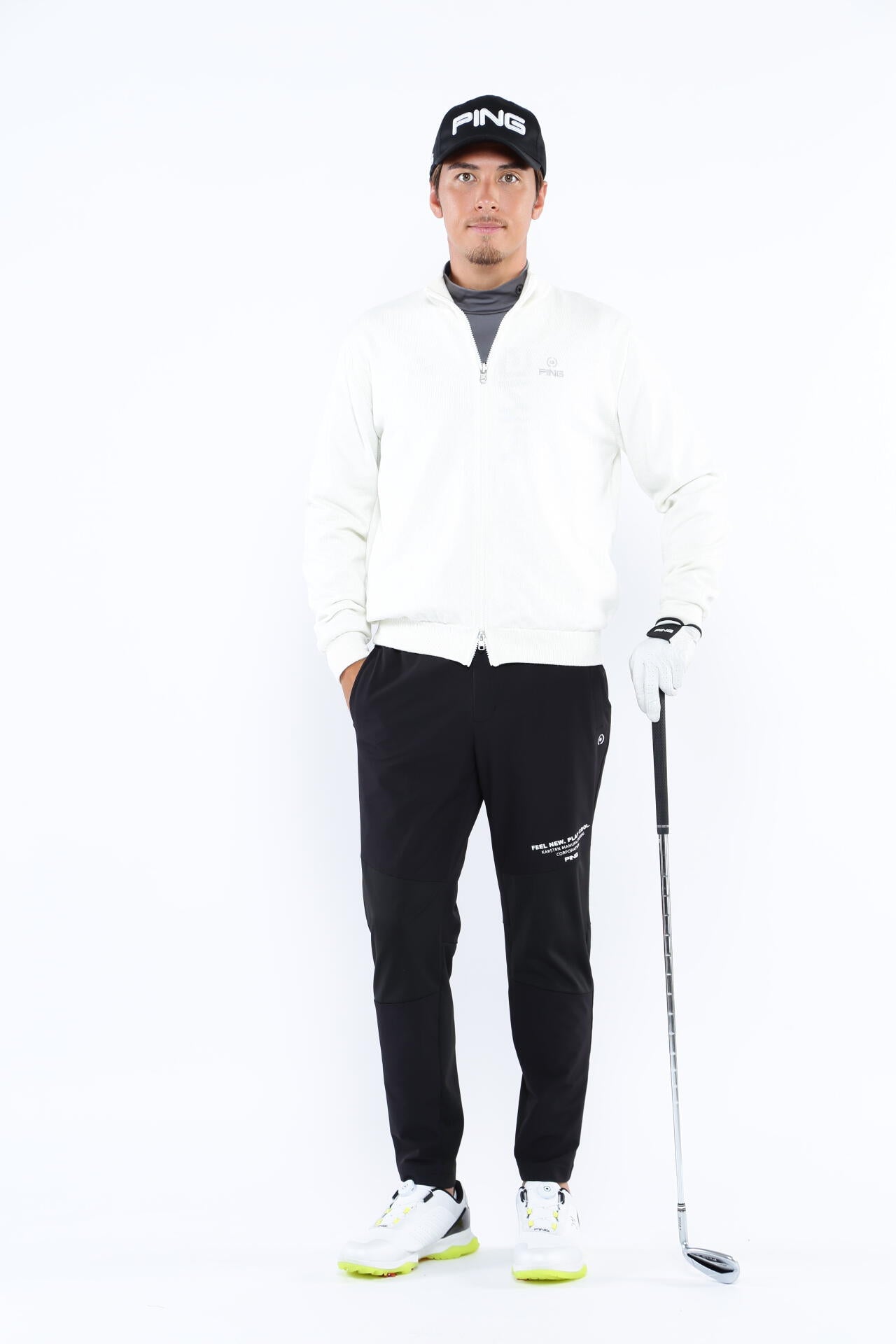 【PING APPAREL】フルジップニット リバーシブルブルゾン <PERFORMANCE> (MENS)