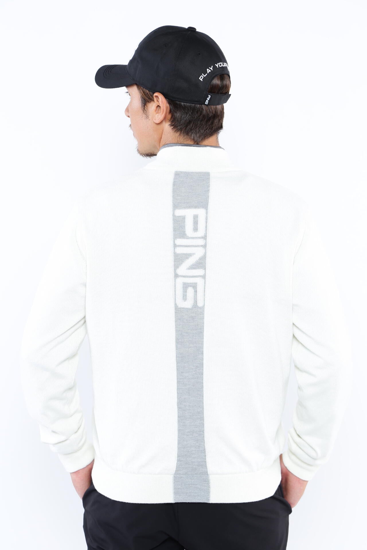 【PING APPAREL】フルジップニット リバーシブルブルゾン <PERFORMANCE> (MENS)