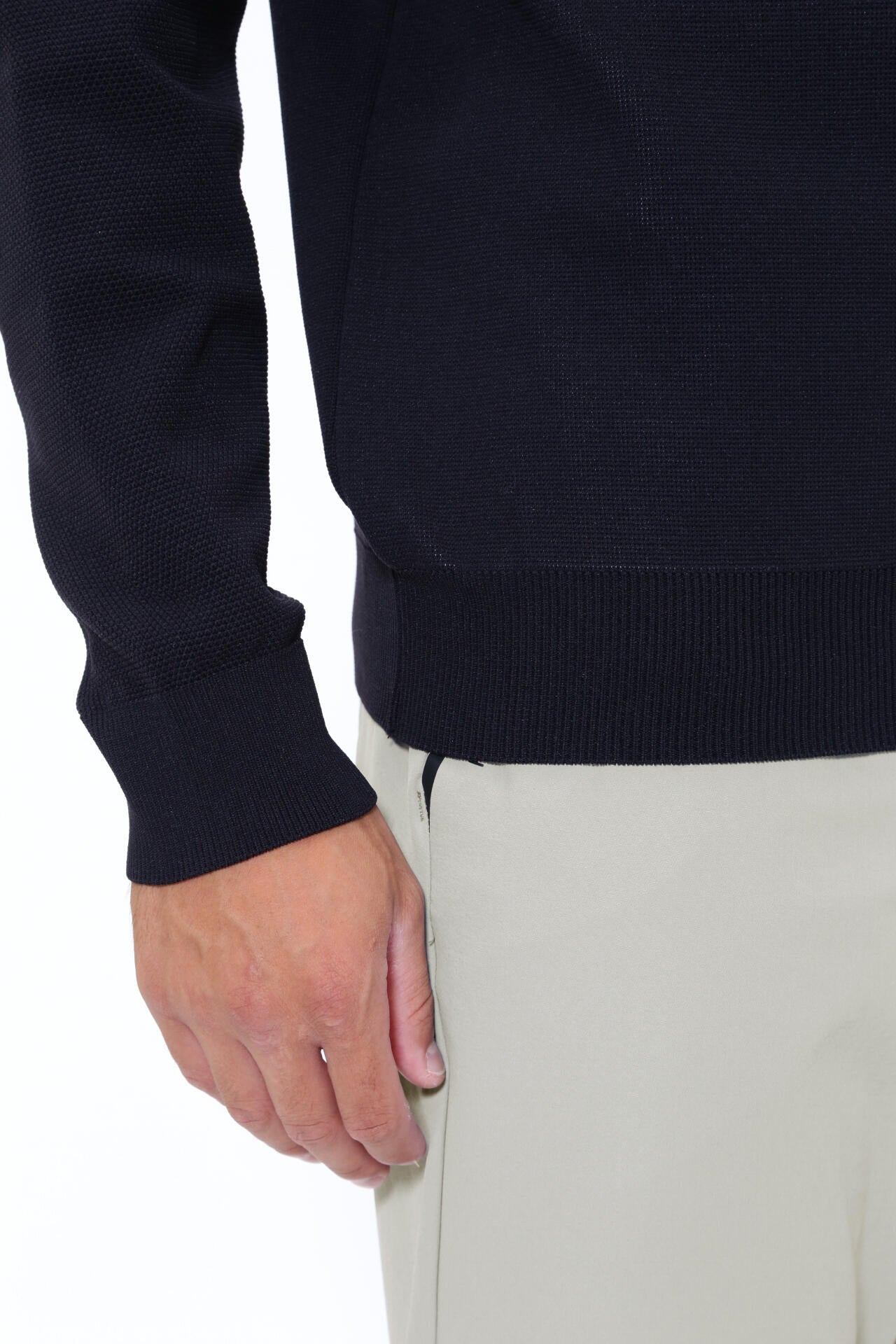 【PING APPAREL】PINGロゴパイルジャガード クルーネックニットプルオーバー <PERFORMANCE> (MENS)