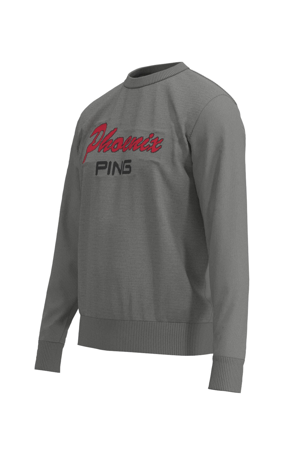 【PING APPAREL】PHOENIXジャガードクルーネックニットプルオーバー <NATIVE> (MENS)