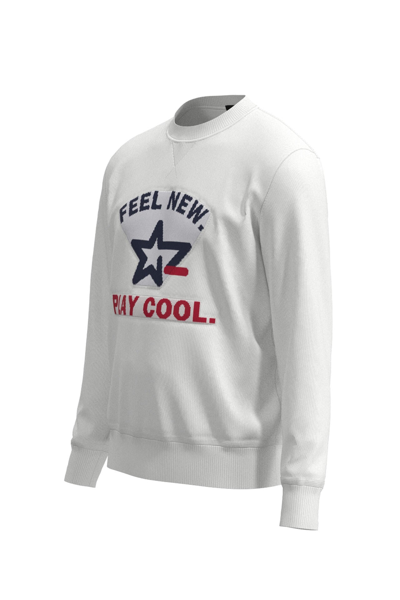 【PING APPAREL】カレッジロゴジャガード クルーネックニットプルオーバー <NATIVE> (MENS)