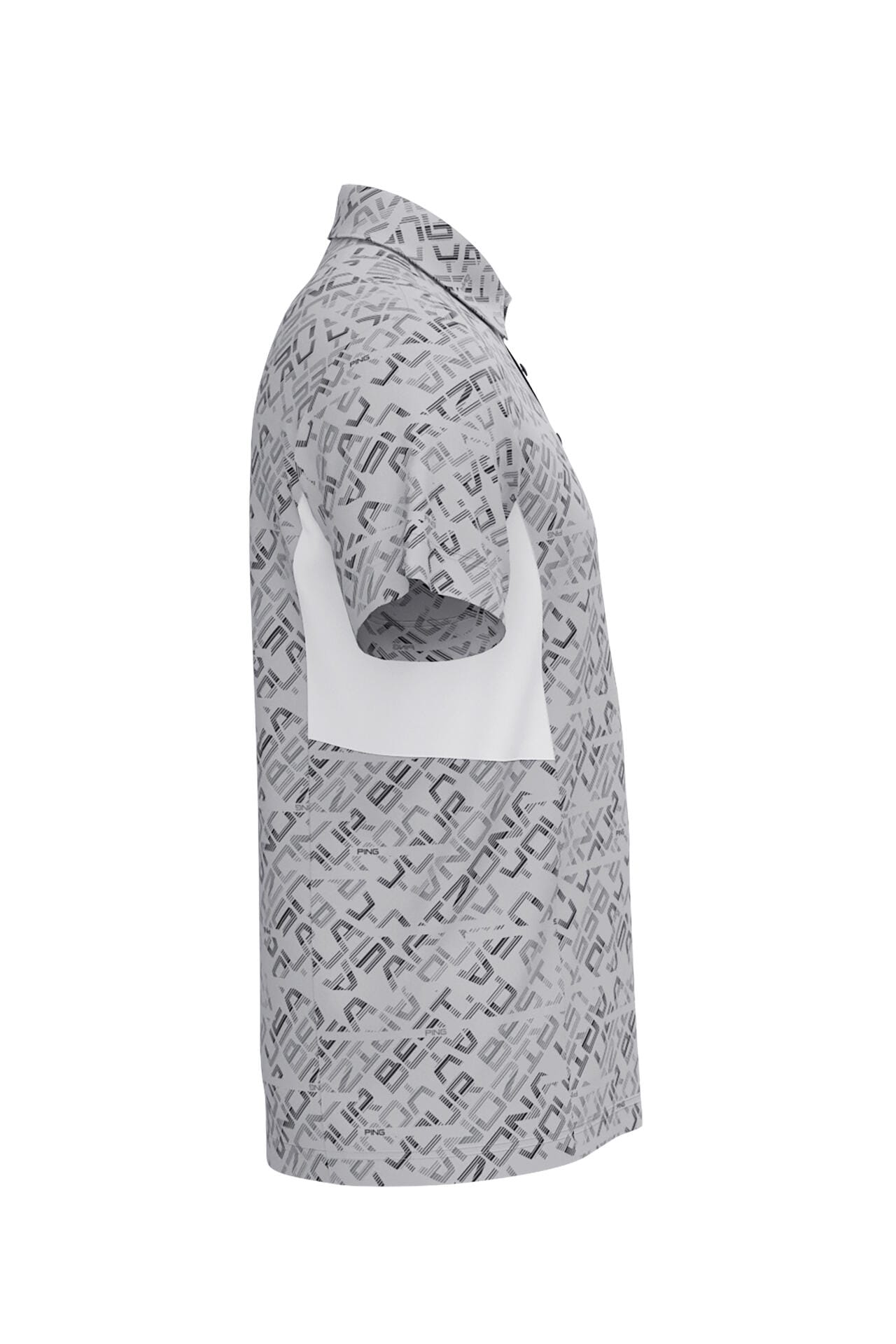 【PING APPAREL】バイアスデジタルロゴジャカードポロシャツ <PERFORMANCE> (MENS)