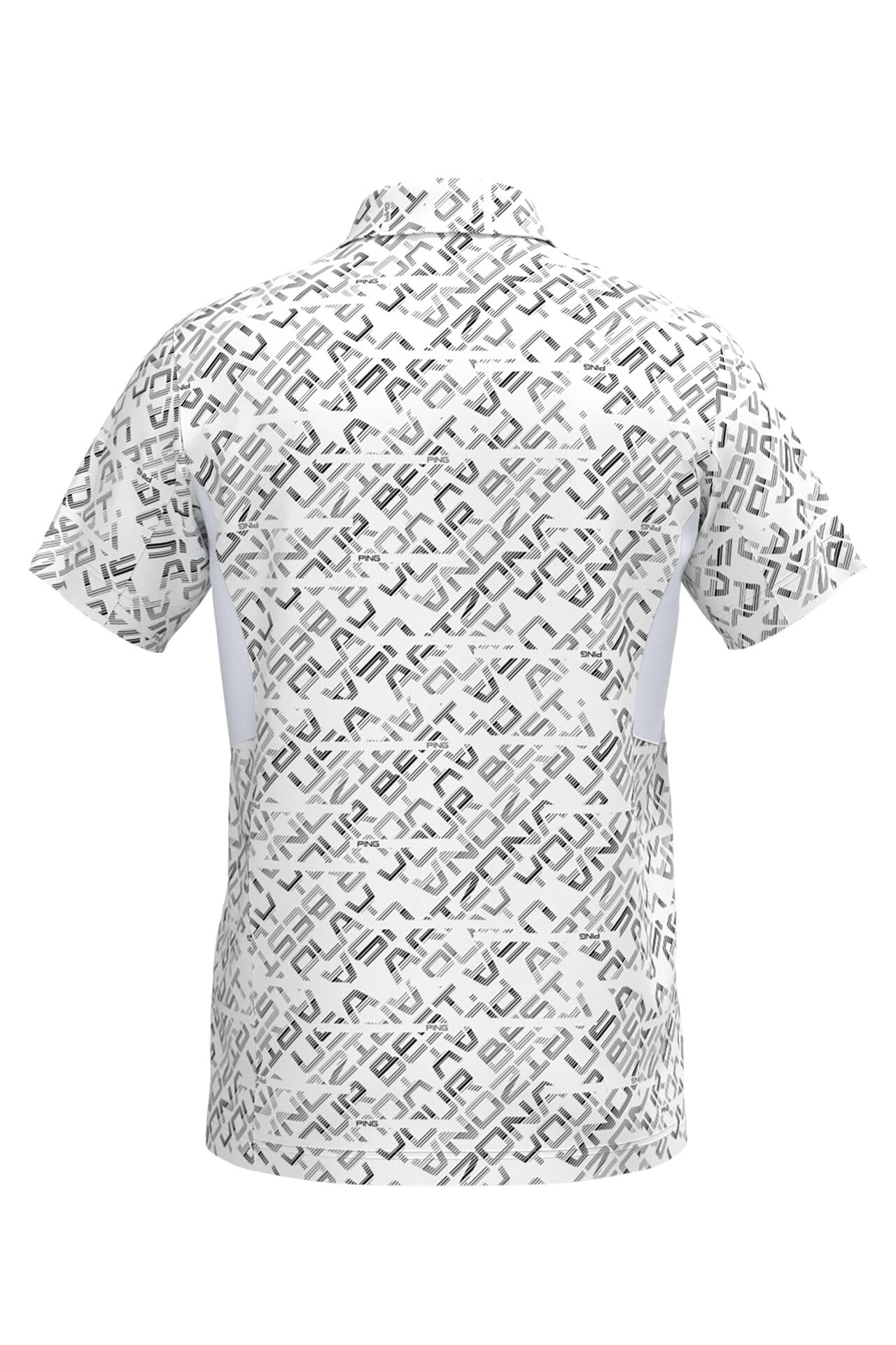 【PING APPAREL】バイアスデジタルロゴジャカードポロシャツ <PERFORMANCE> (MENS)