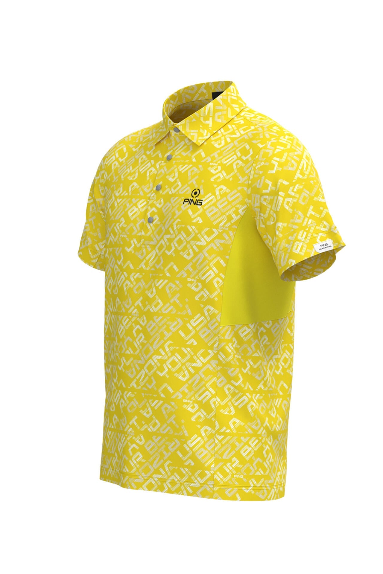 【PING APPAREL】バイアスデジタルロゴジャカードポロシャツ <PERFORMANCE> (MENS)