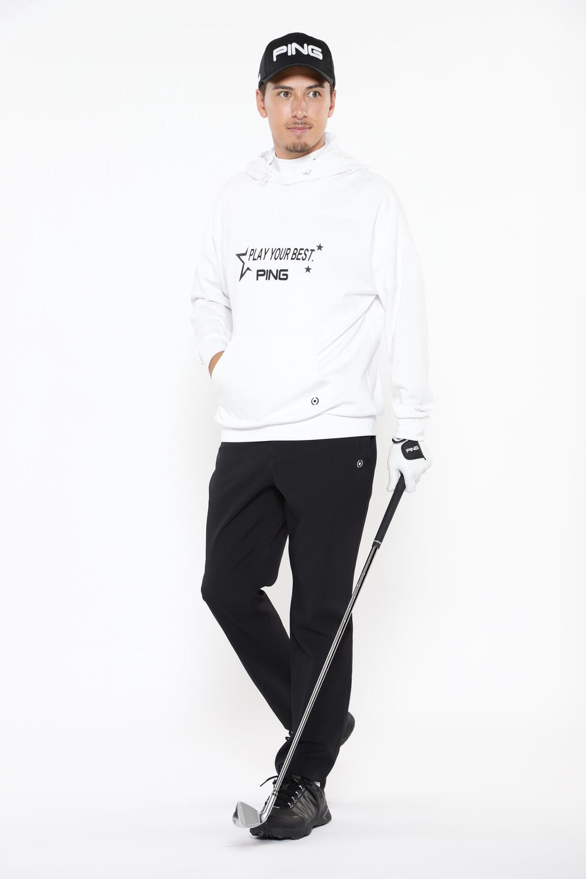 【PING APPAREL】全方向ストレッチカルゼ テーパードパンツ <PERFORMANCE> (MENS)