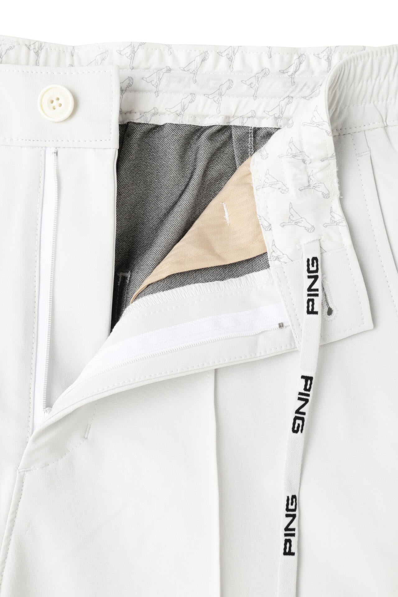 【PING APPAREL】全方向ストレッチ布帛ワイドテーパードパンツ <NATIVE> (MENS)