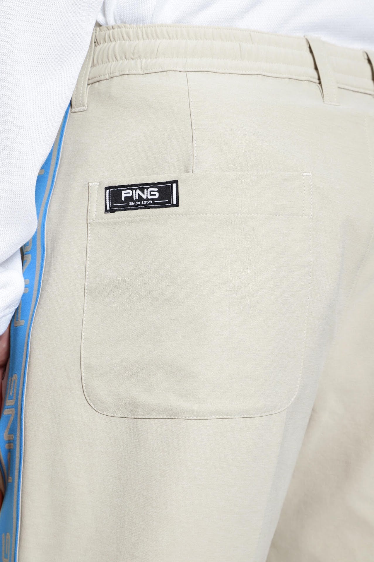 【PING APPAREL】全方向ストレッチ布帛ワイドテーパードパンツ <NATIVE> (MENS)