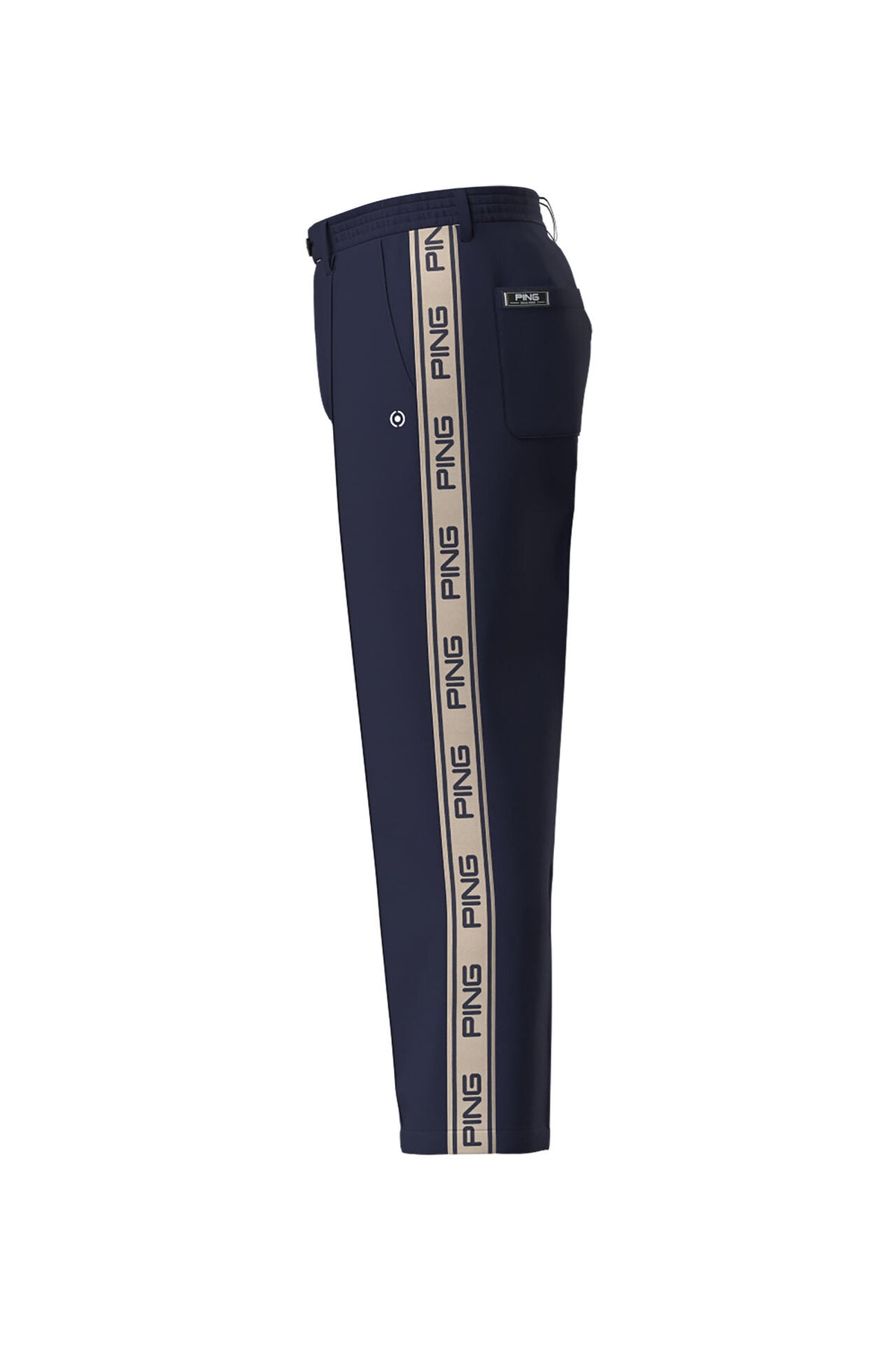 【PING APPAREL】全方向ストレッチ布帛ワイドテーパードパンツ <NATIVE> (MENS)