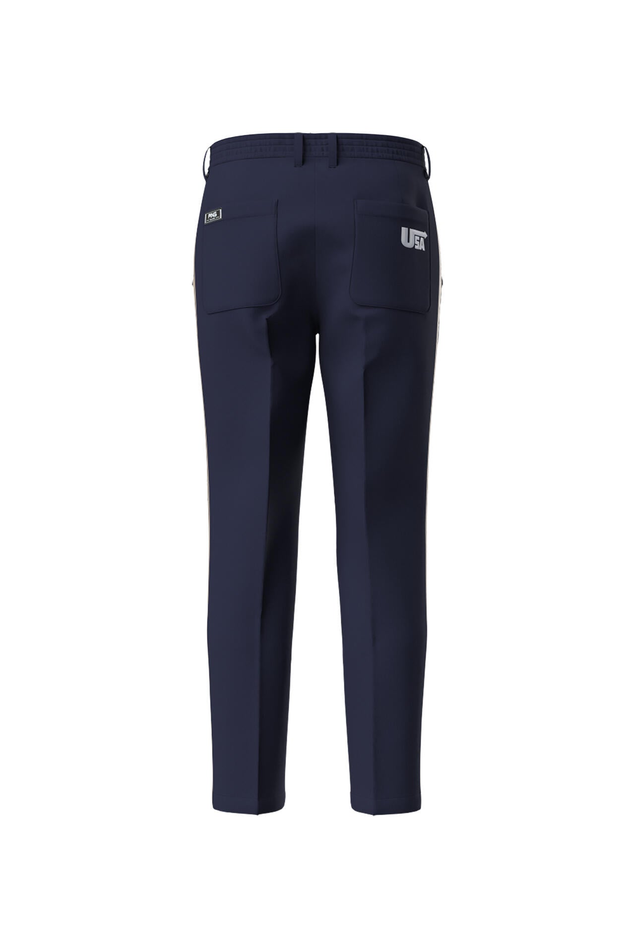 【PING APPAREL】全方向ストレッチ布帛ワイドテーパードパンツ <NATIVE> (MENS)