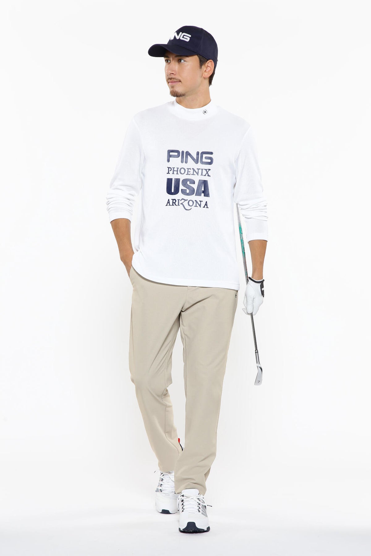 【PING APPAREL】全方向ストレッチ布帛パンツ <NATIVE> (MENS)