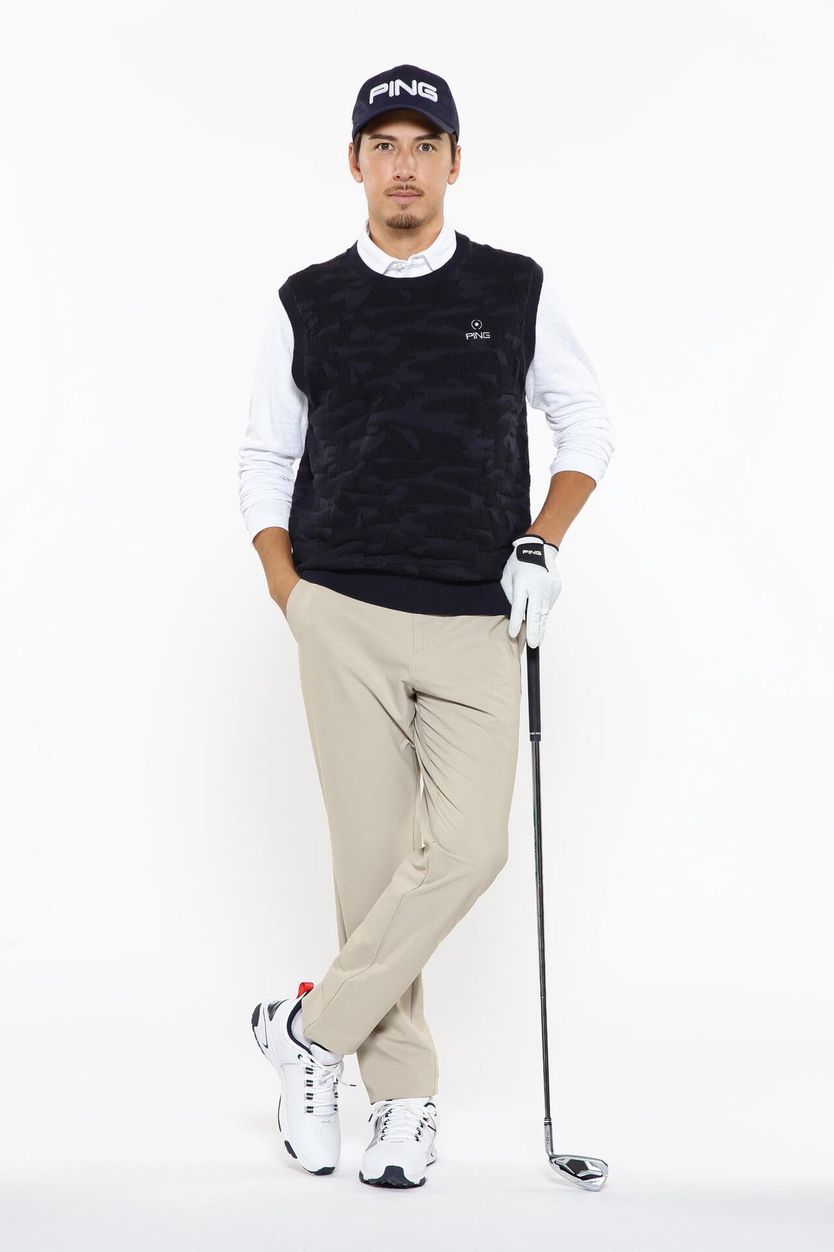 【PING APPAREL】全方向ストレッチ布帛パンツ <NATIVE> (MENS)