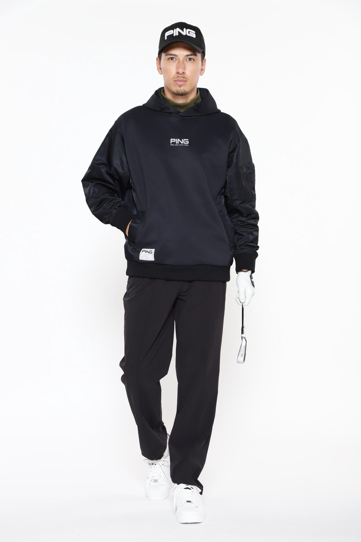 【PING APPAREL】全方向ストレッチ アウトフィッター テーパードパンツ <GOLD> (MENS)