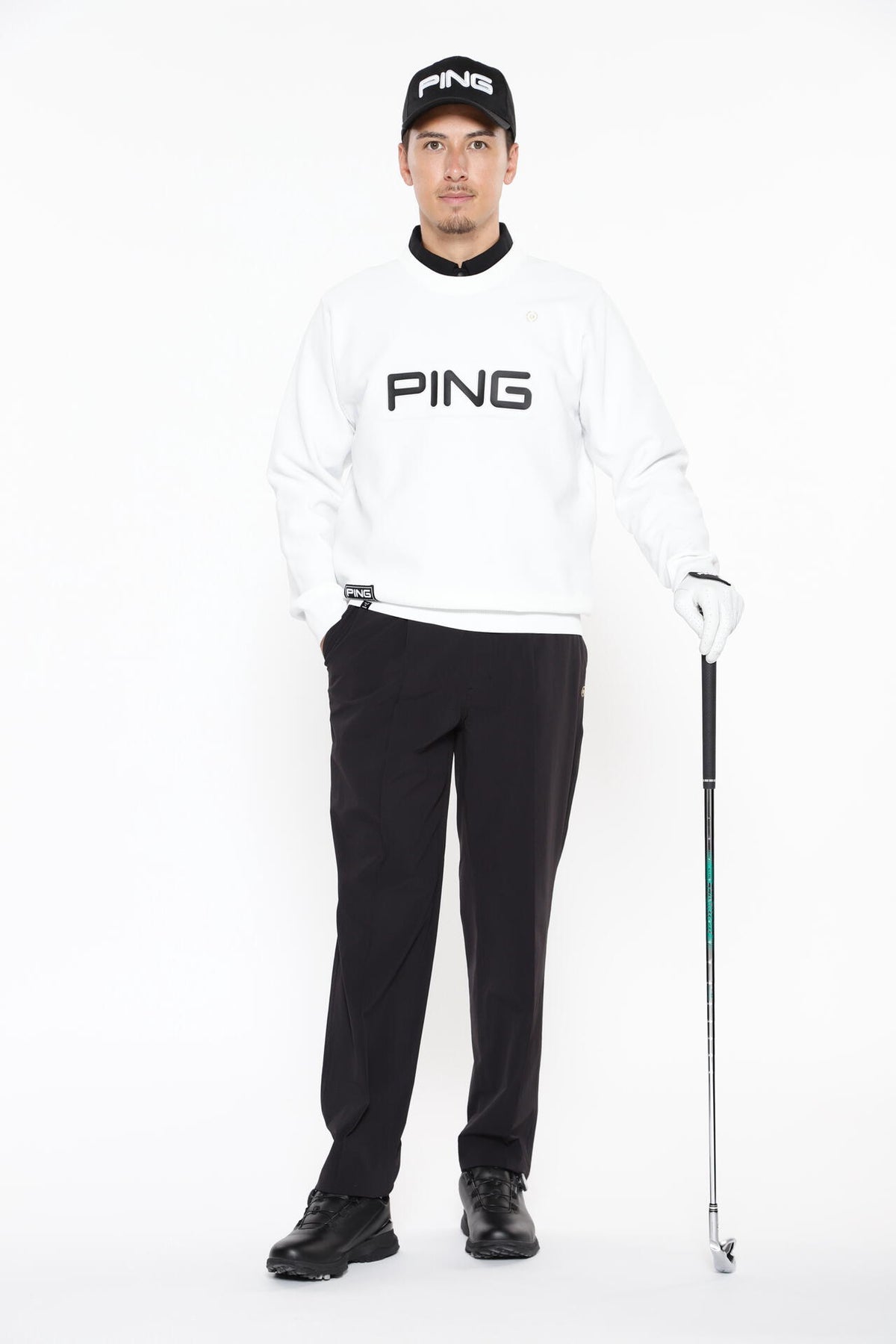 【PING APPAREL】全方向ストレッチ アウトフィッター テーパードパンツ <GOLD> (MENS)